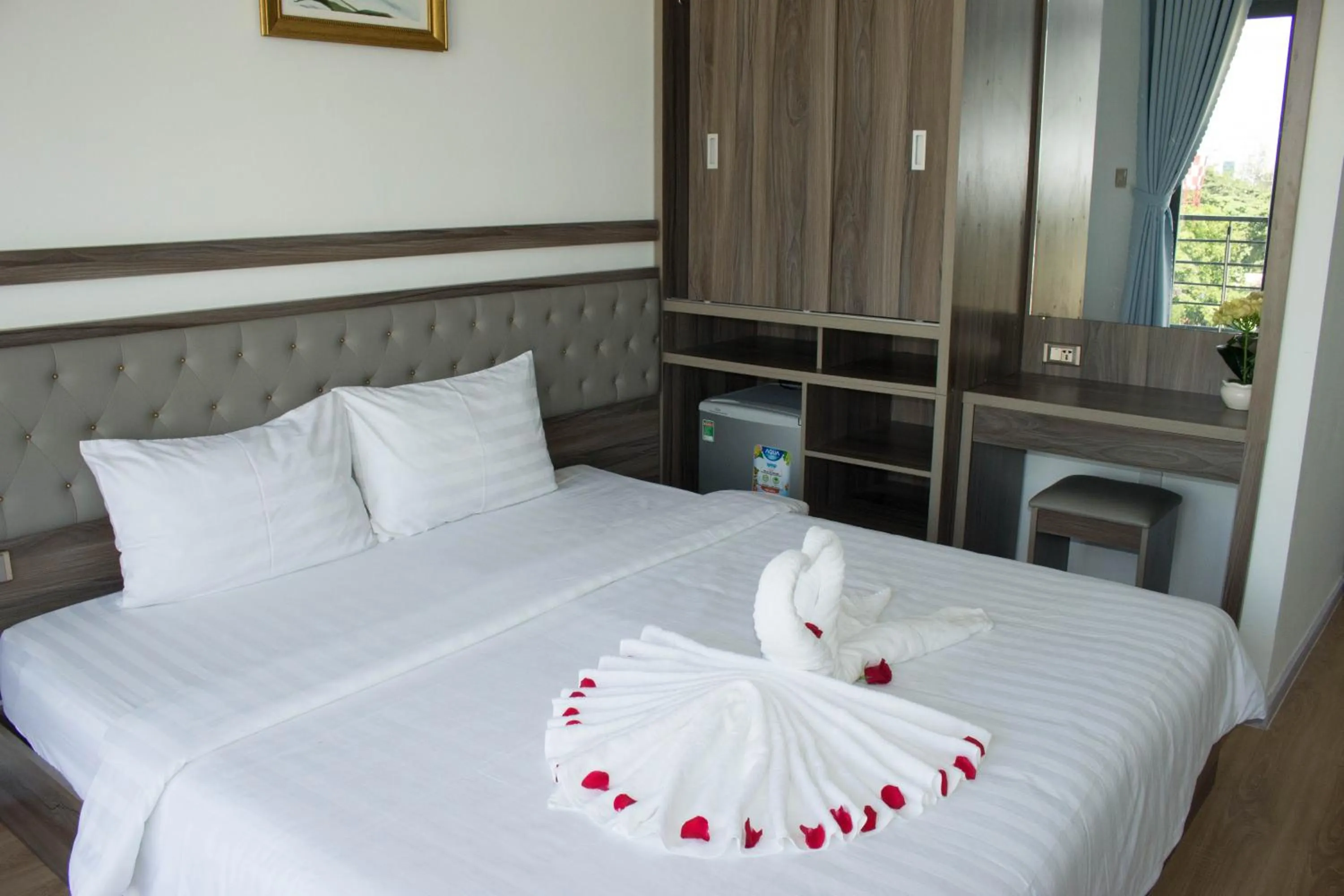 Bed in Winston Hotel