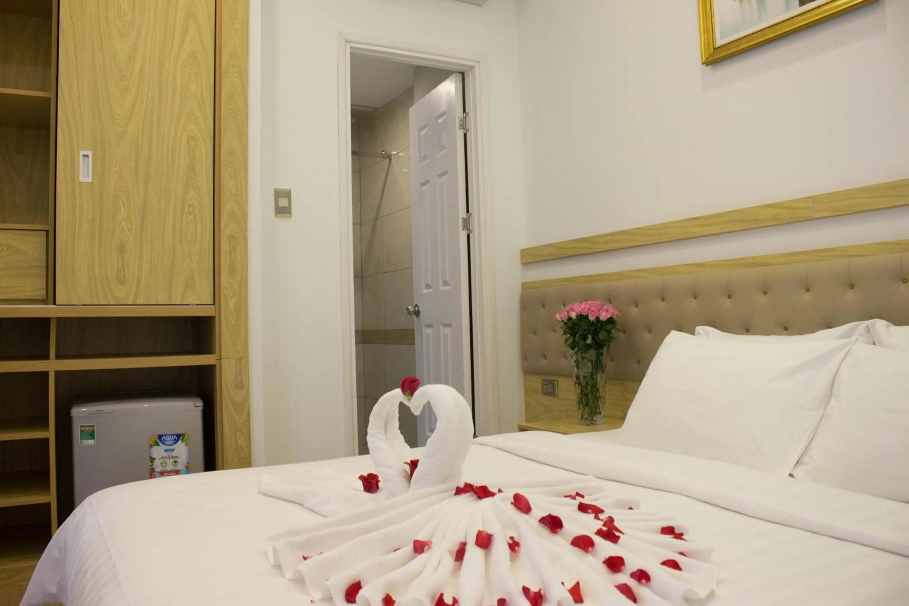 Bed in Winston Hotel