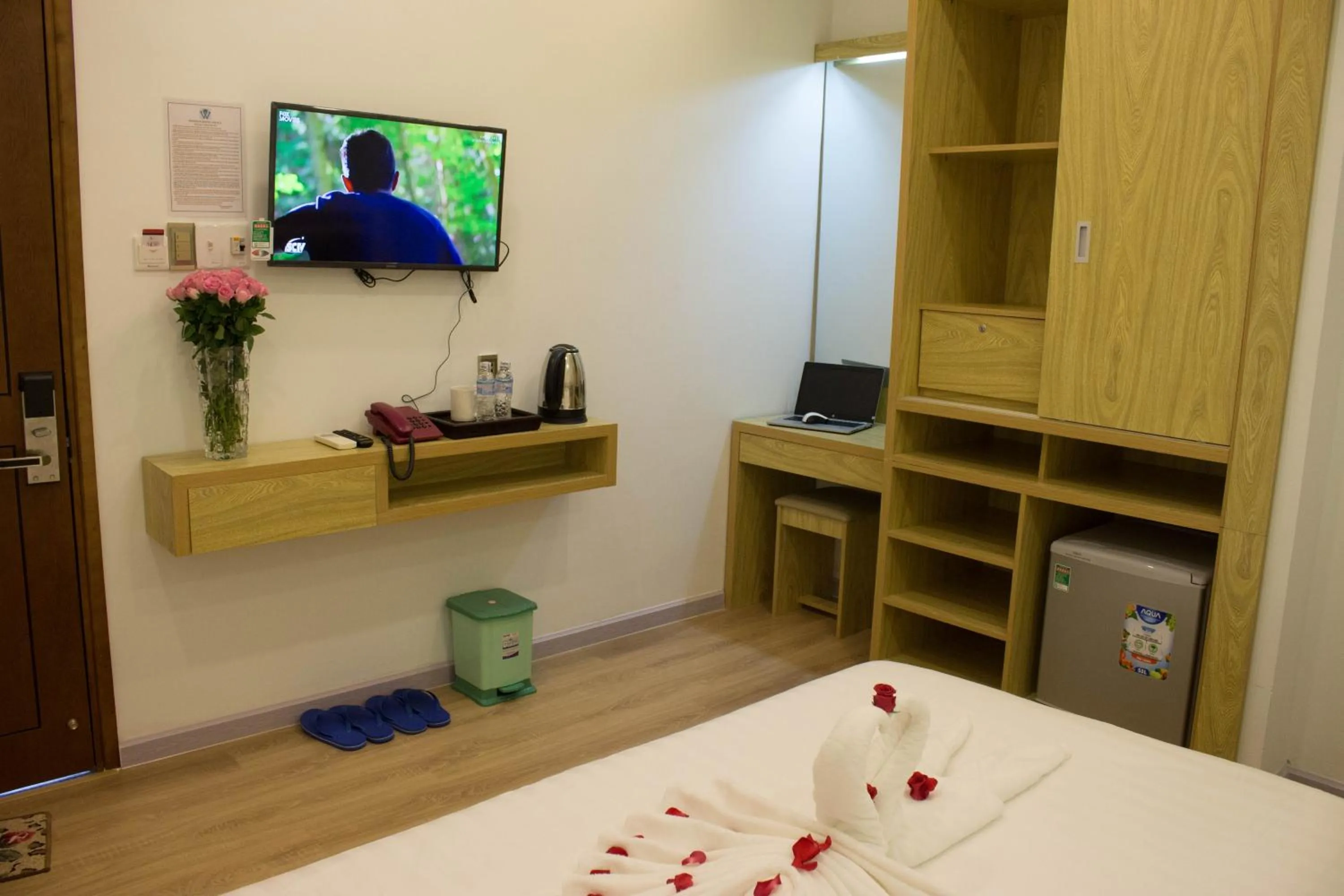 Bed in Winston Hotel