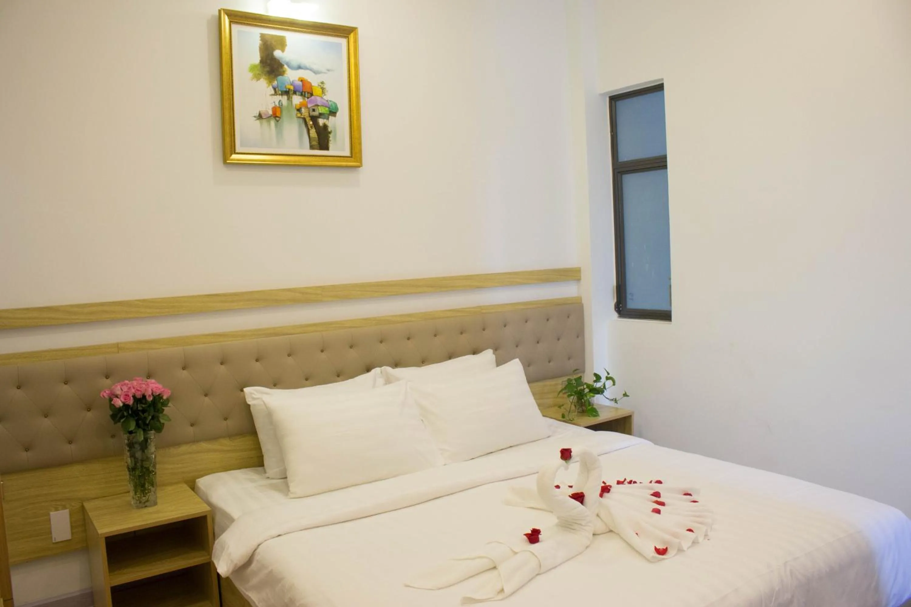 Bed in Winston Hotel