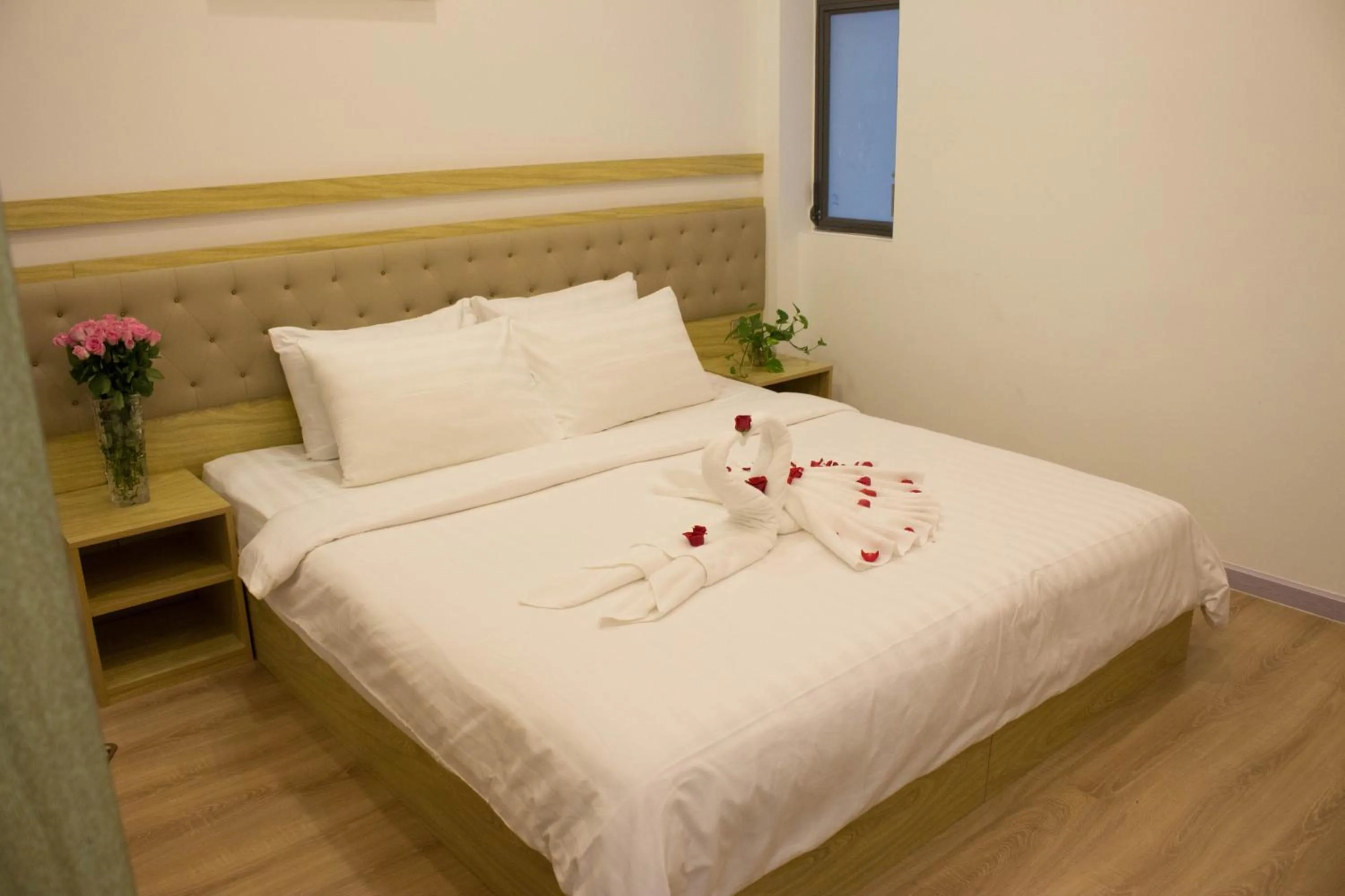 Bed in Winston Hotel