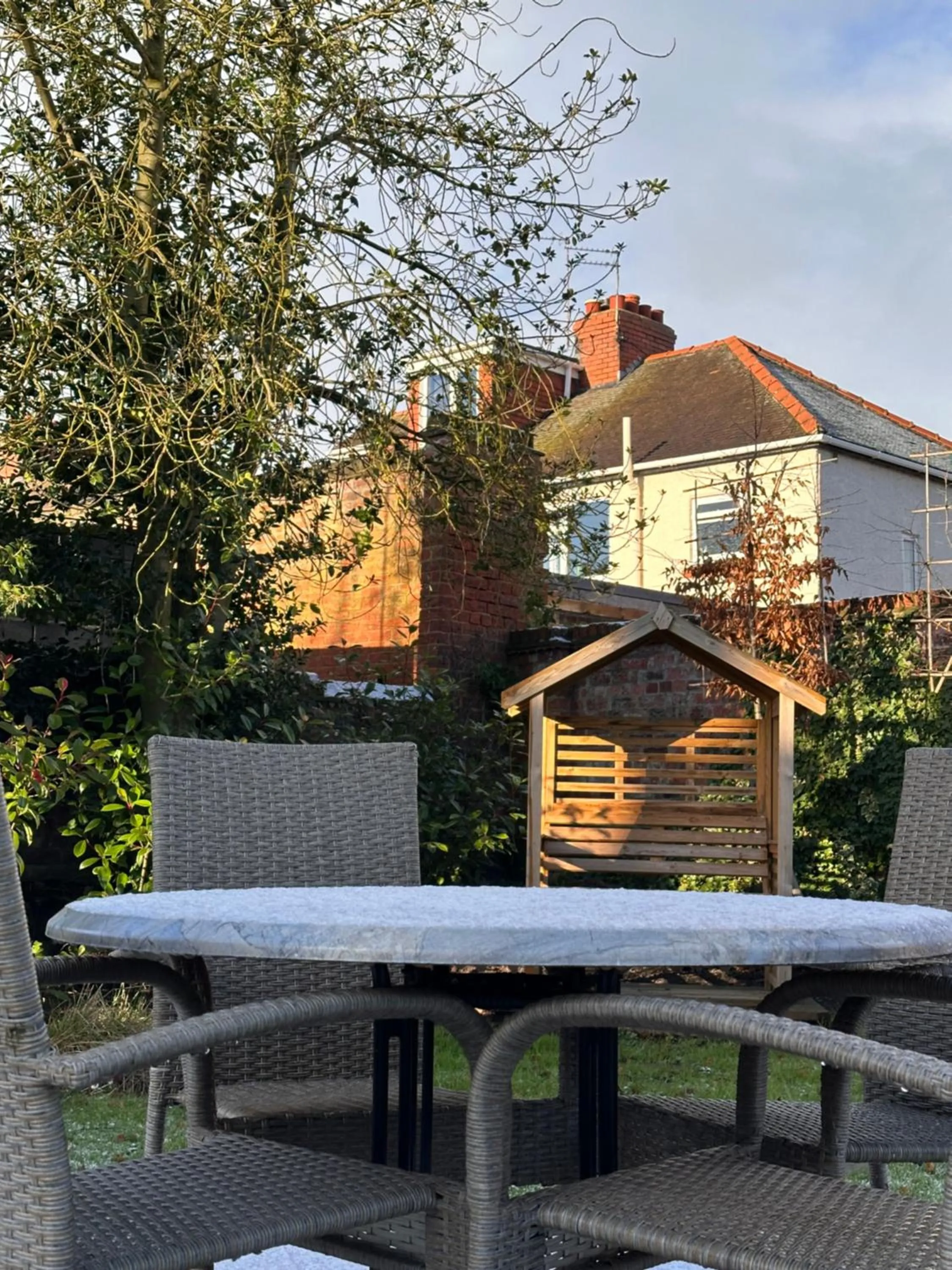 Patio in St George's Guest House