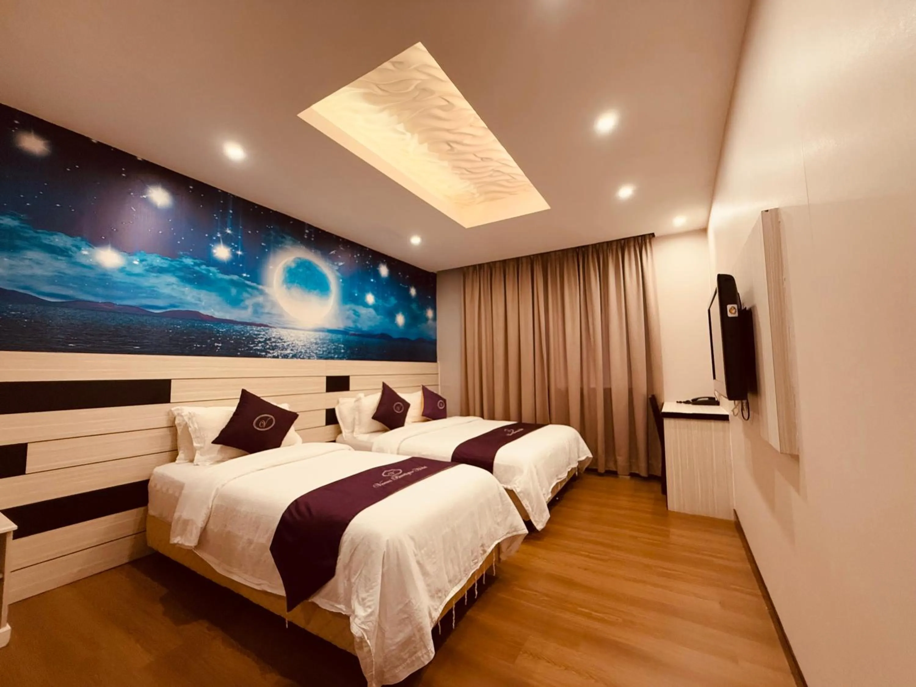 Bed in Venus Boutique Hotel