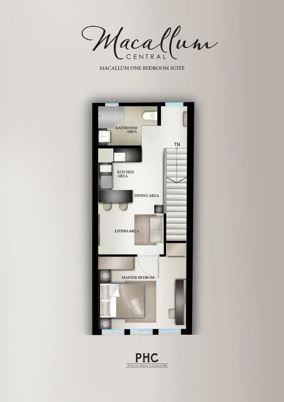 Floor Plan in Macallum Central Hotel by PHC