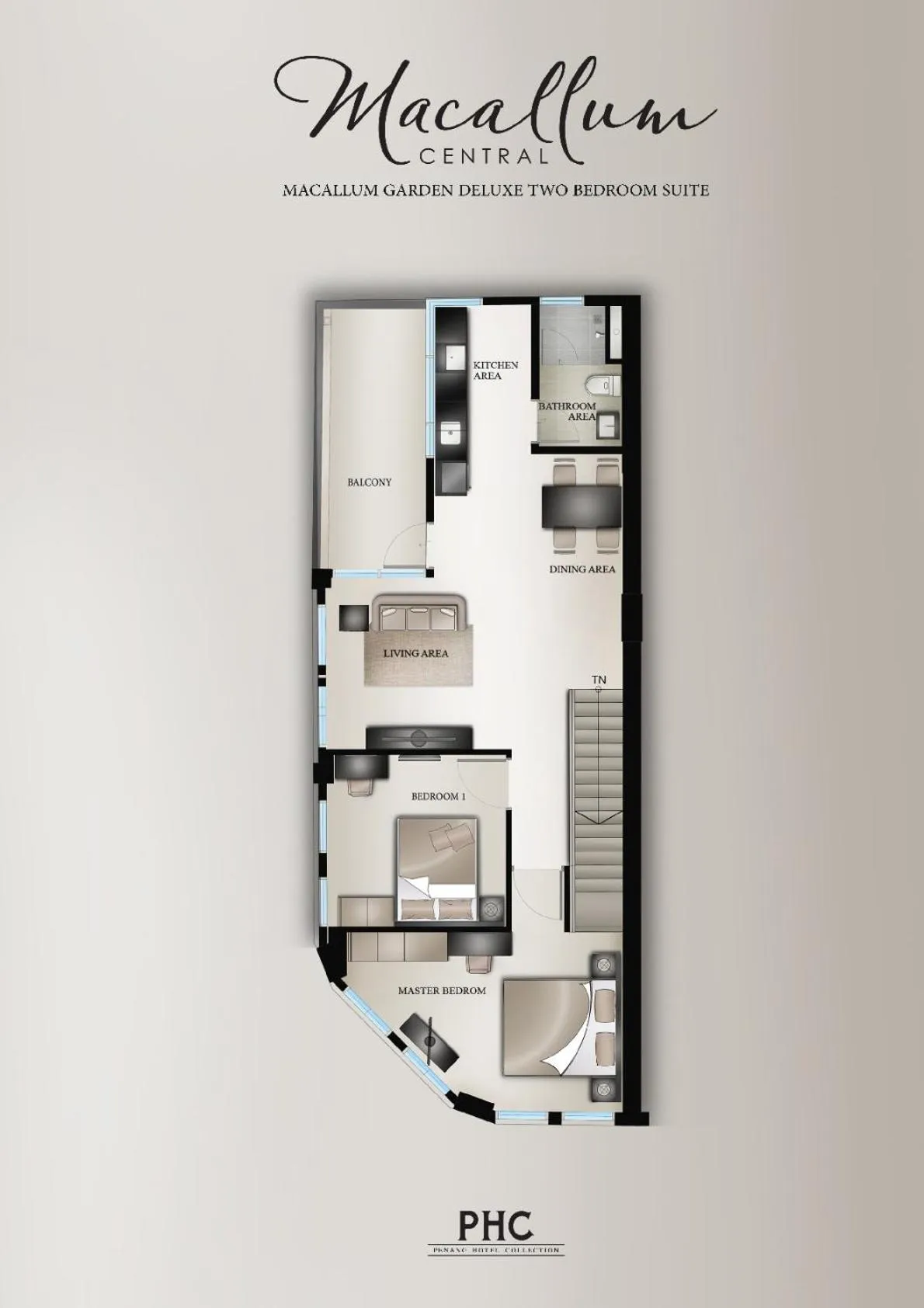 Floor plan in Macallum Central Hotel Managed by The Ascott Limited