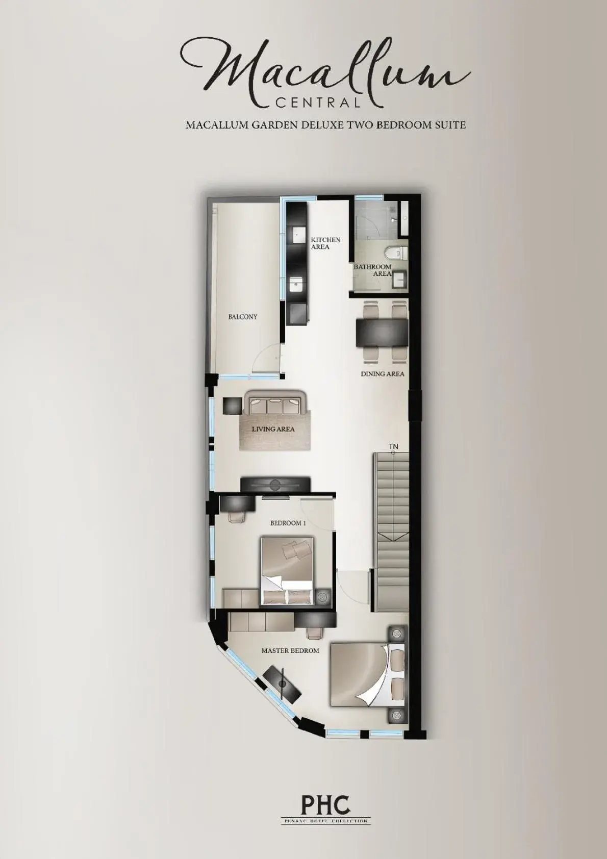 Floor Plan in Macallum Central Hotel by PHC