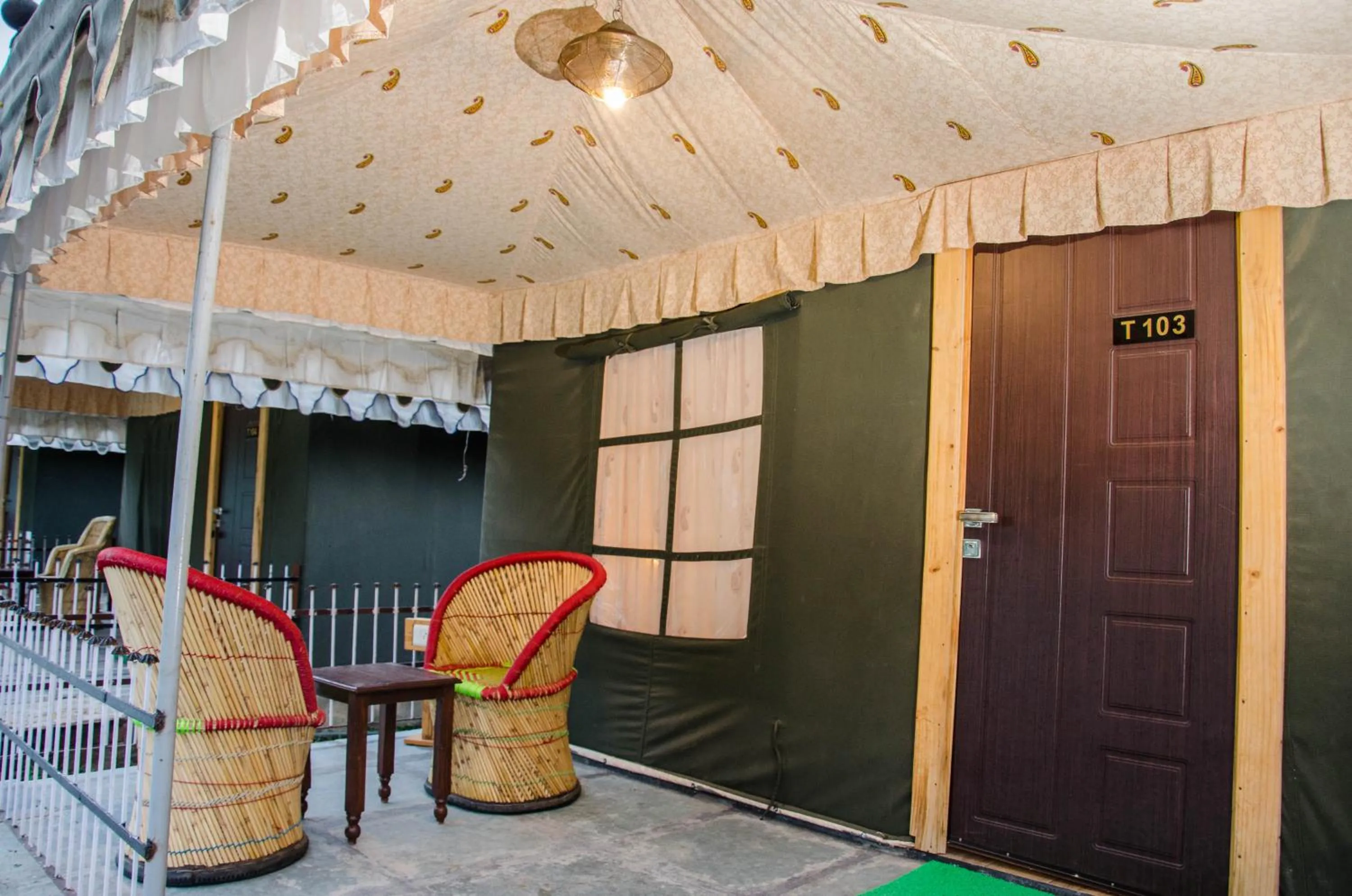 Facade/entrance in The timber garden adventure club