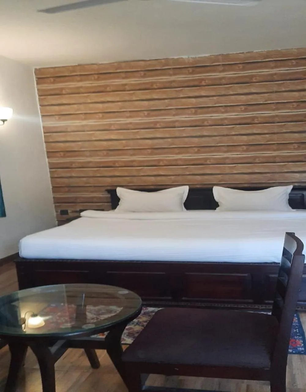 Bedroom, Bed in The timber garden adventure club