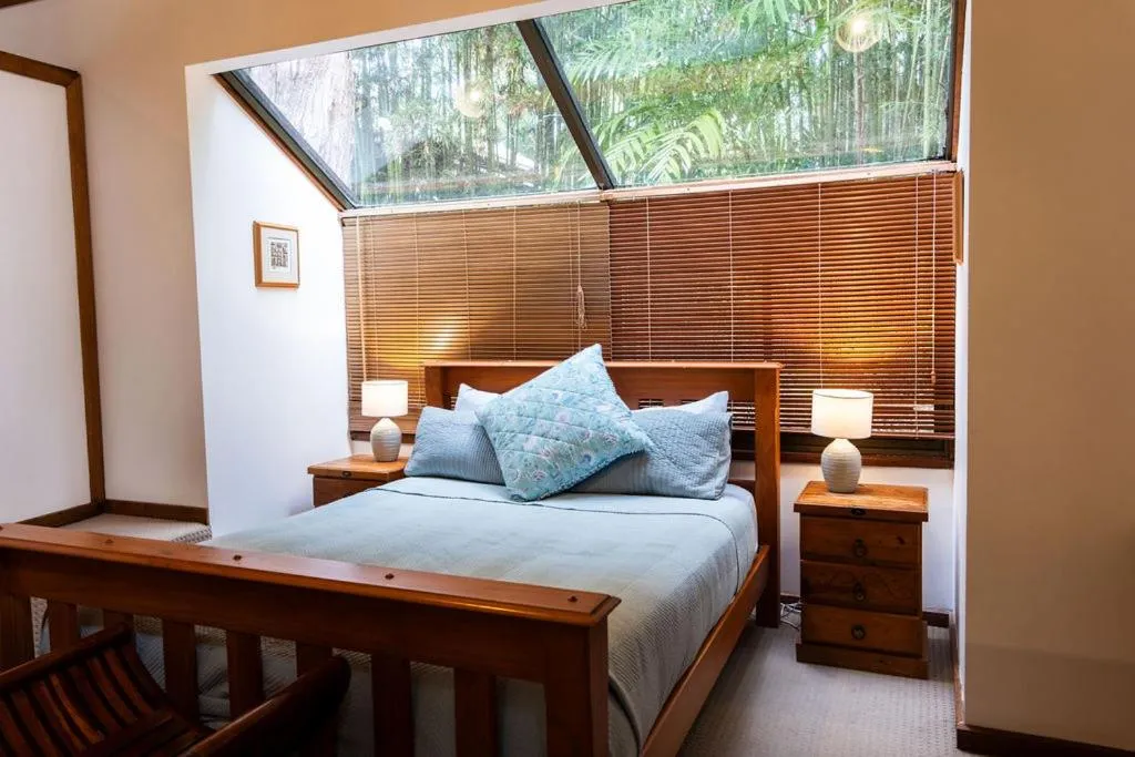 Bed in Lake Russell Retreat
