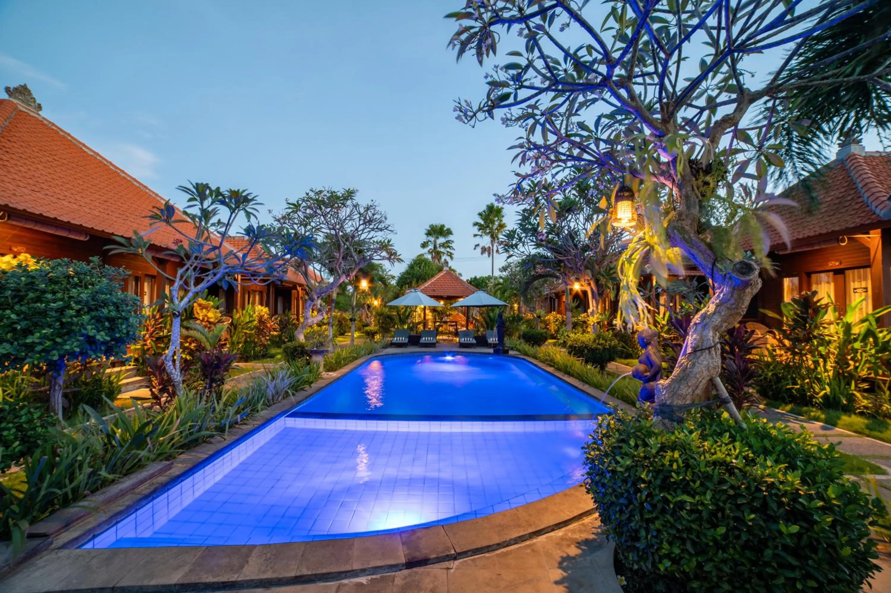Swimming pool in D'Puncak Villas Lembongan