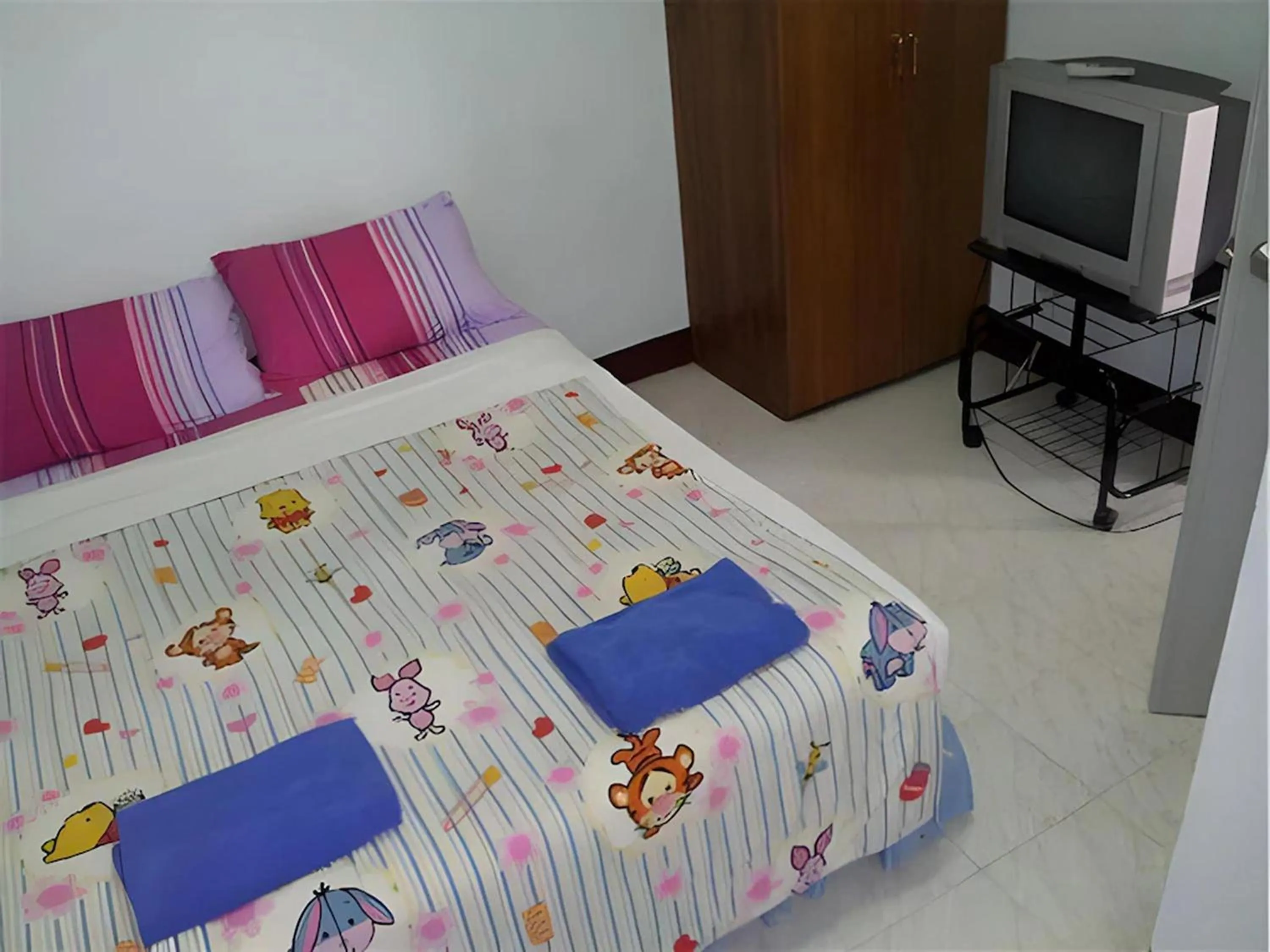 Bed in Ban Wiang Guest House