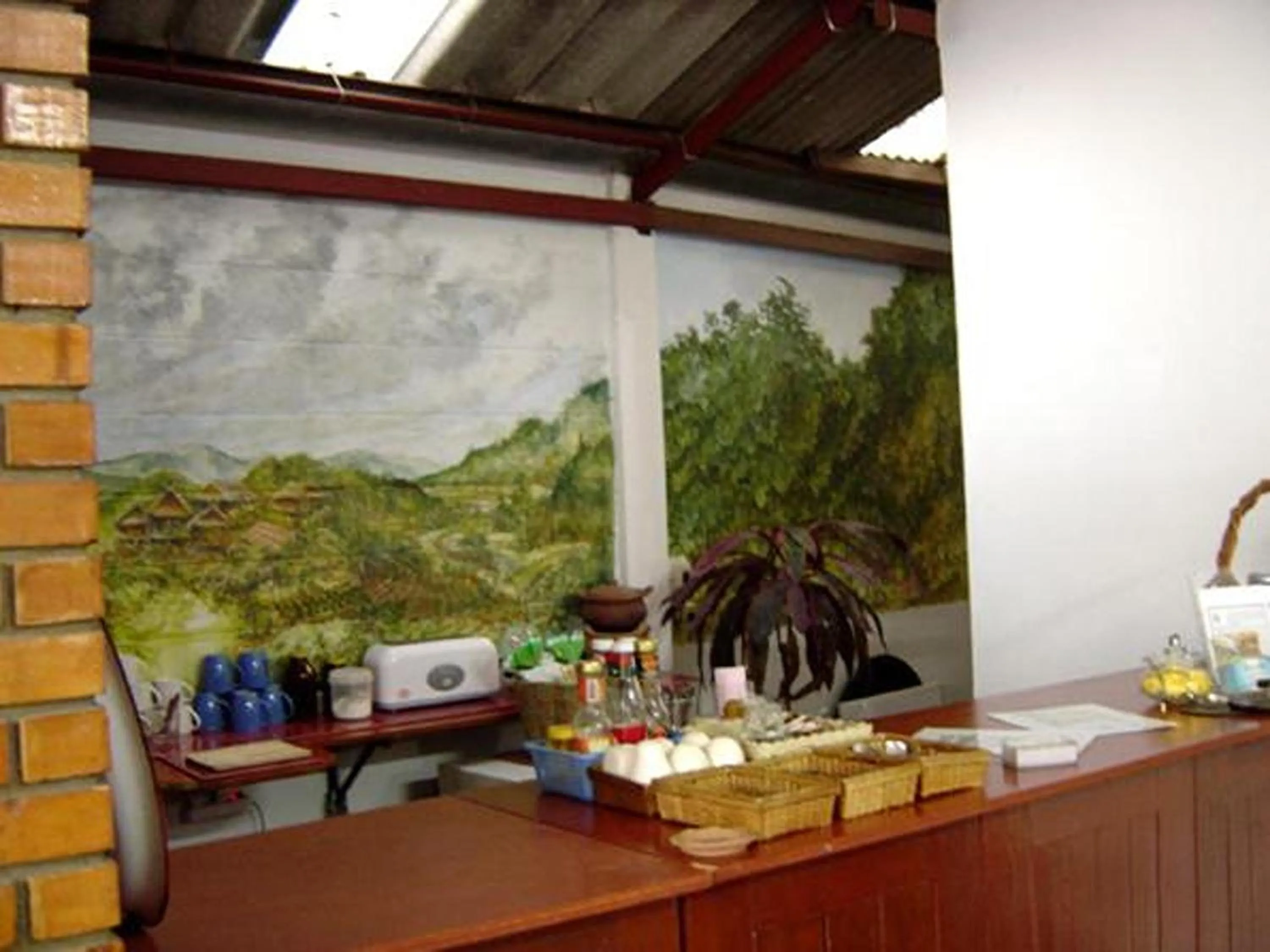 Lobby or reception in Ban Wiang Guest House