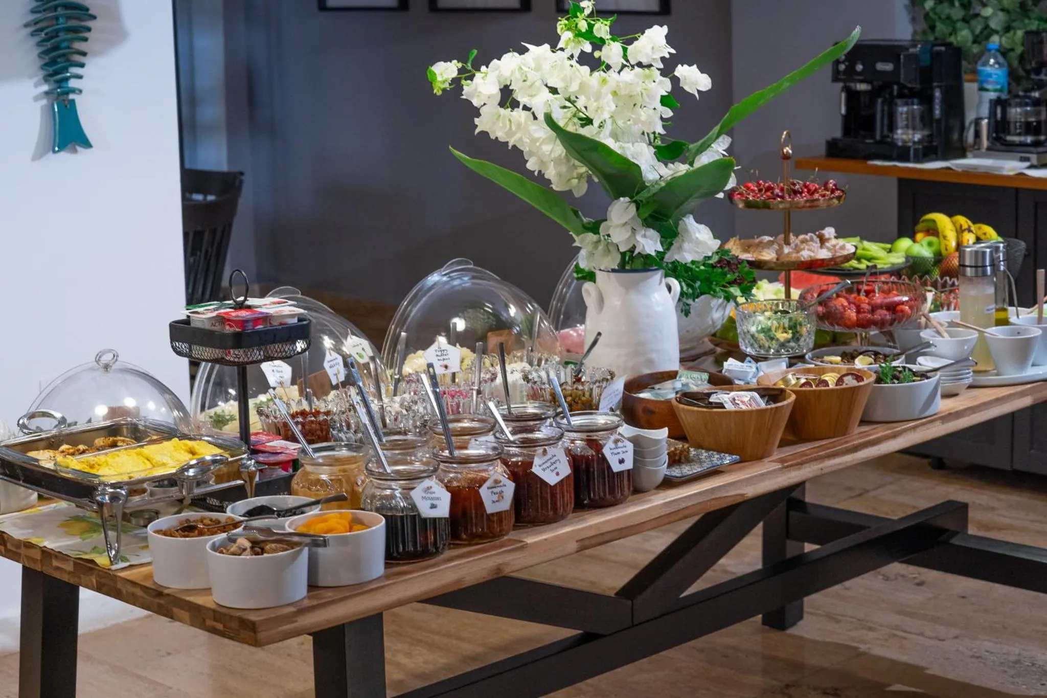 Breakfast in True Blue Boutique Hotel Kalkan