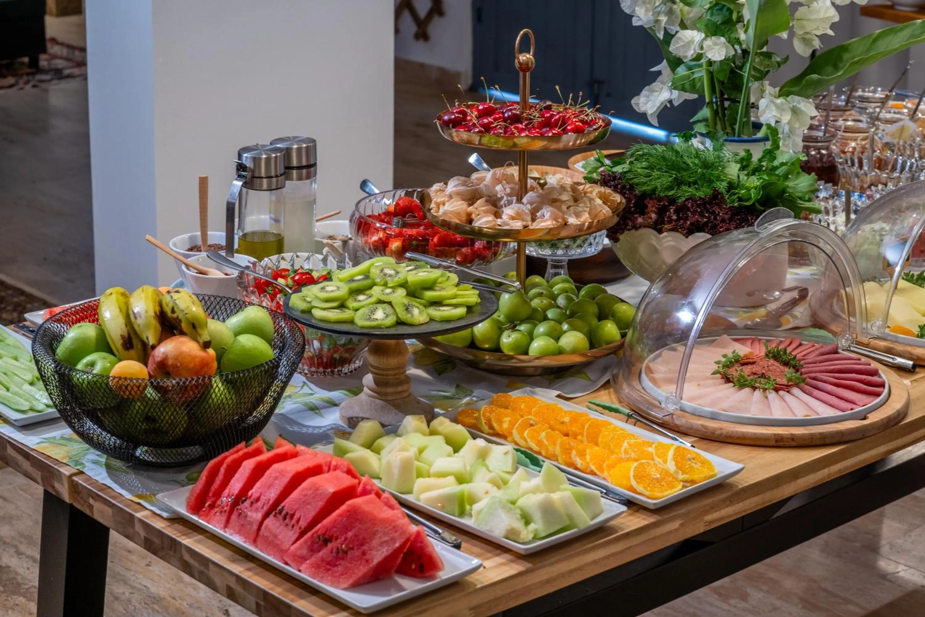 Food and drinks in True Blue Boutique Hotel Kalkan
