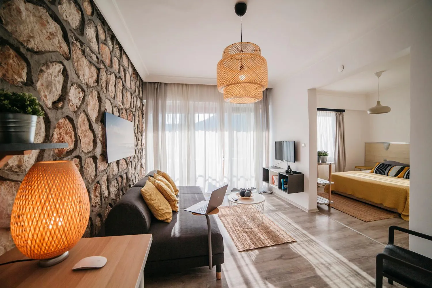 TV and multimedia in True Blue Boutique Hotel Kalkan