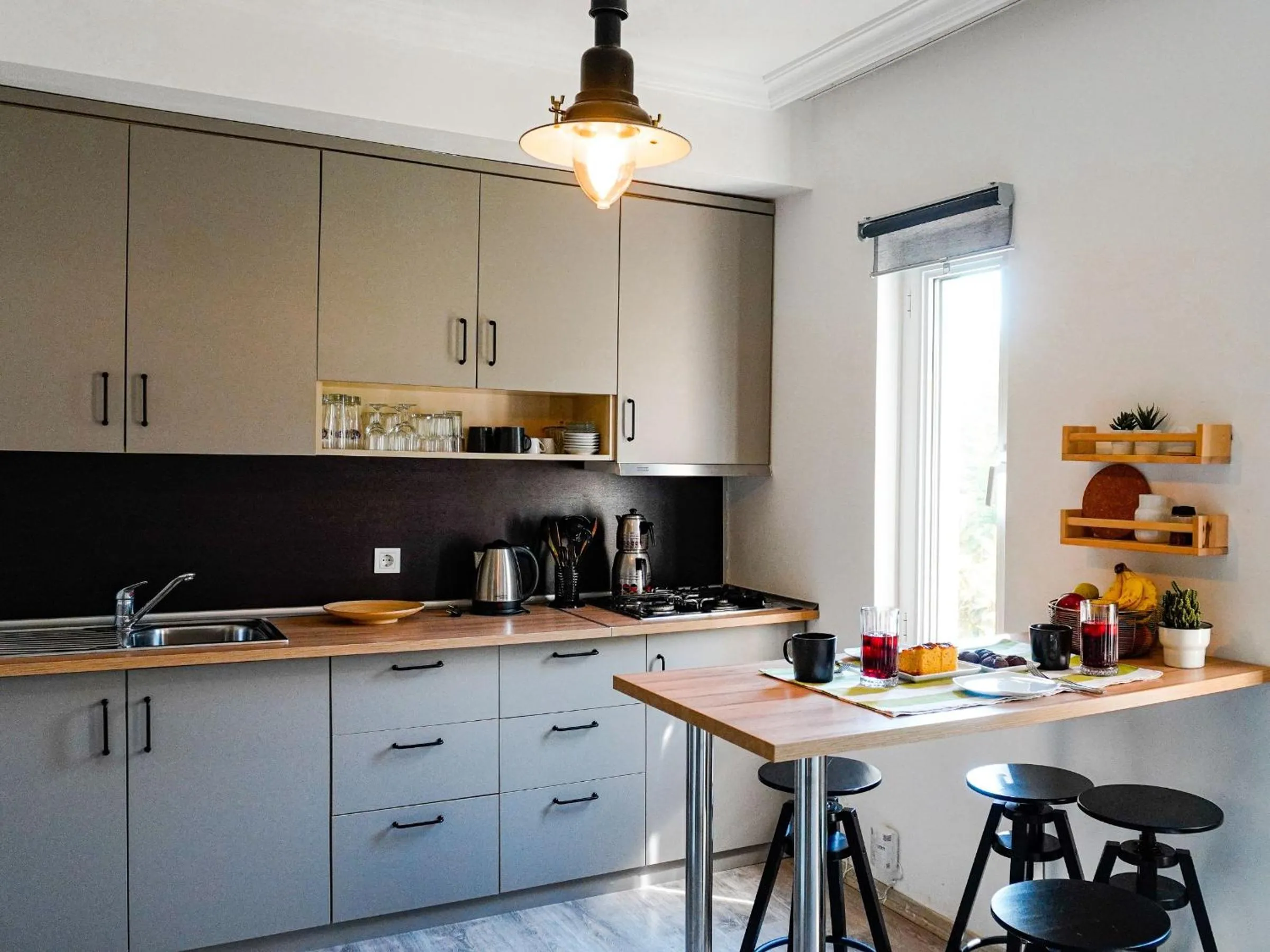 Kitchen or kitchenette in True Blue Boutique Hotel Kalkan