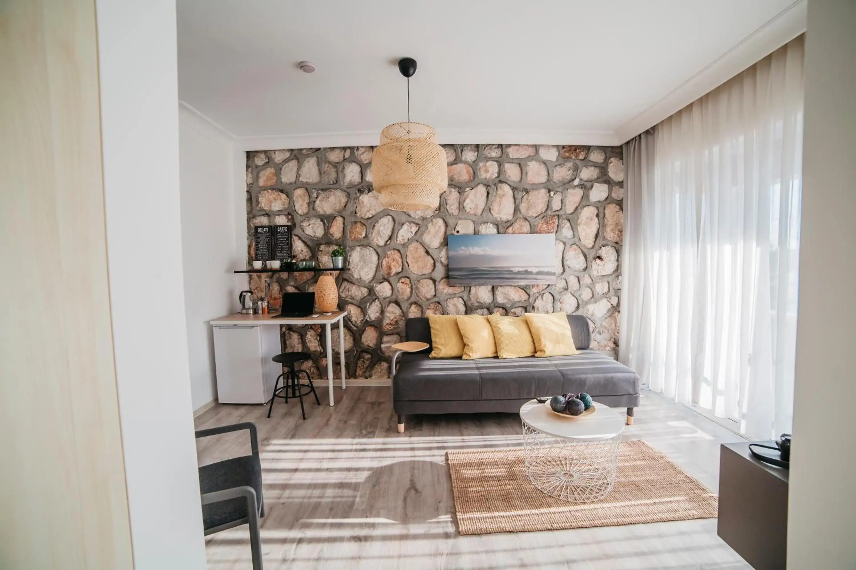 Corner Suite with Sea View in True Blue Boutique Hotel Kalkan Corner Suite with Sea View in True Blue Boutique Hotel Kalkan