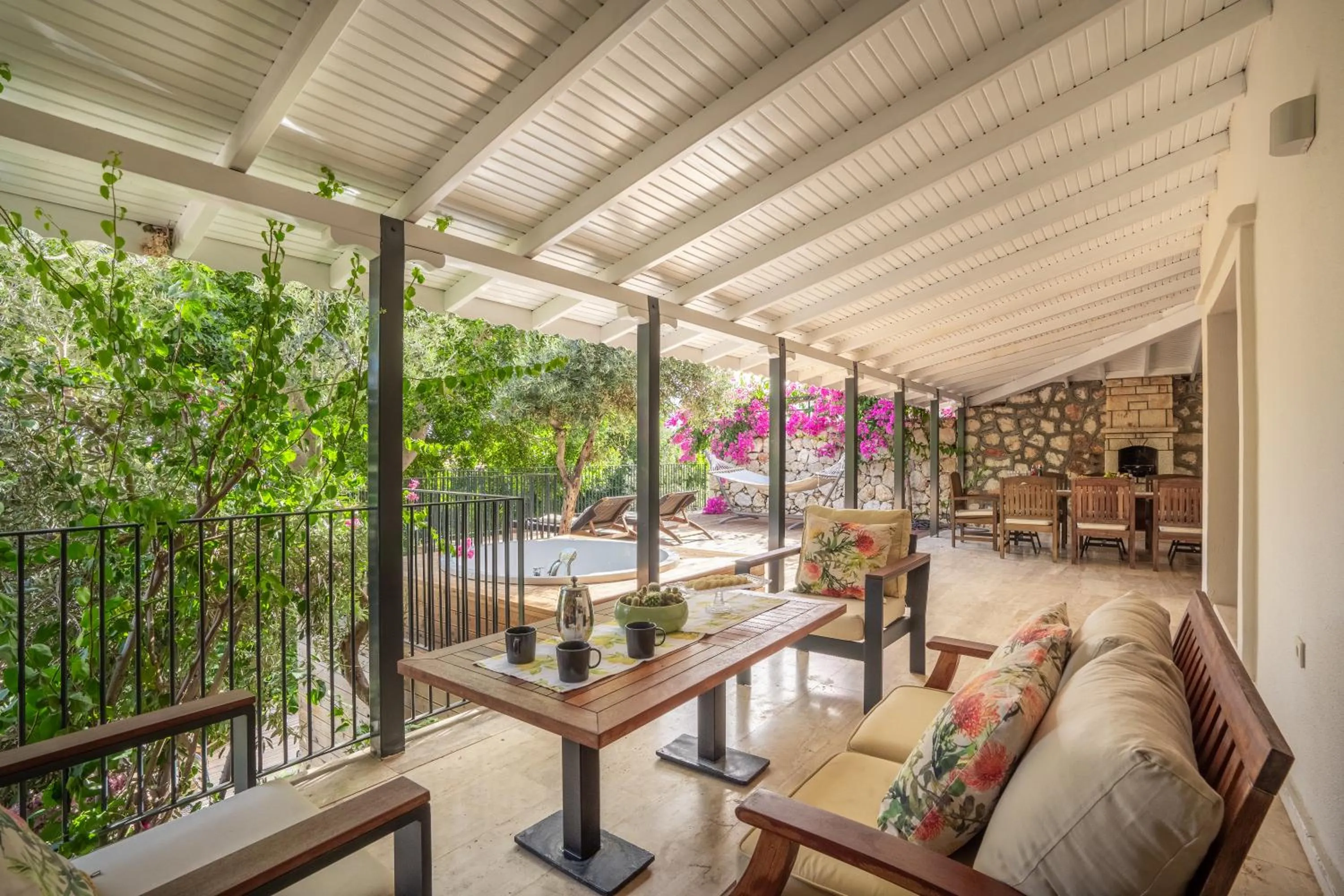 Balcony/Terrace in True Blue Boutique Hotel Kalkan