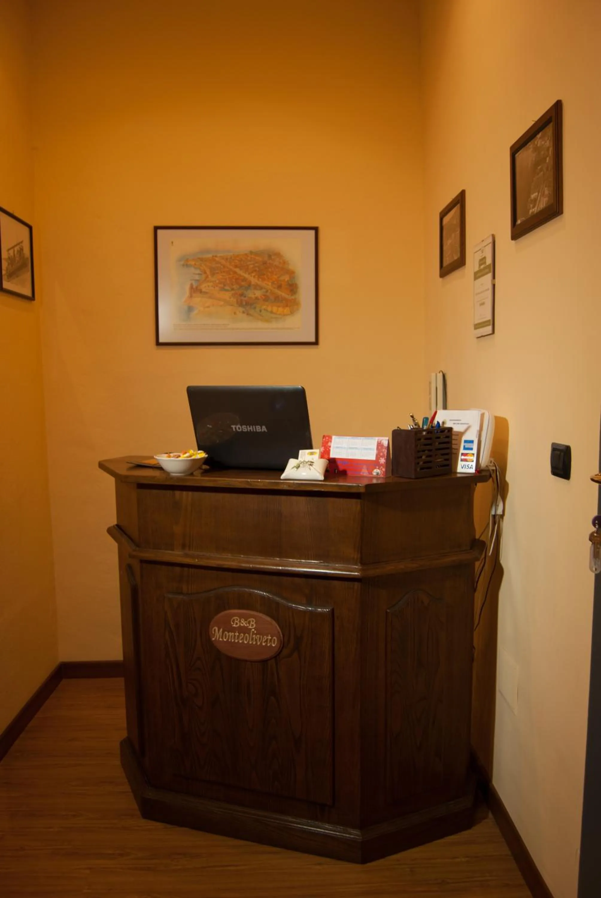Lobby or reception in Monteoliveto Bed & Breakfast