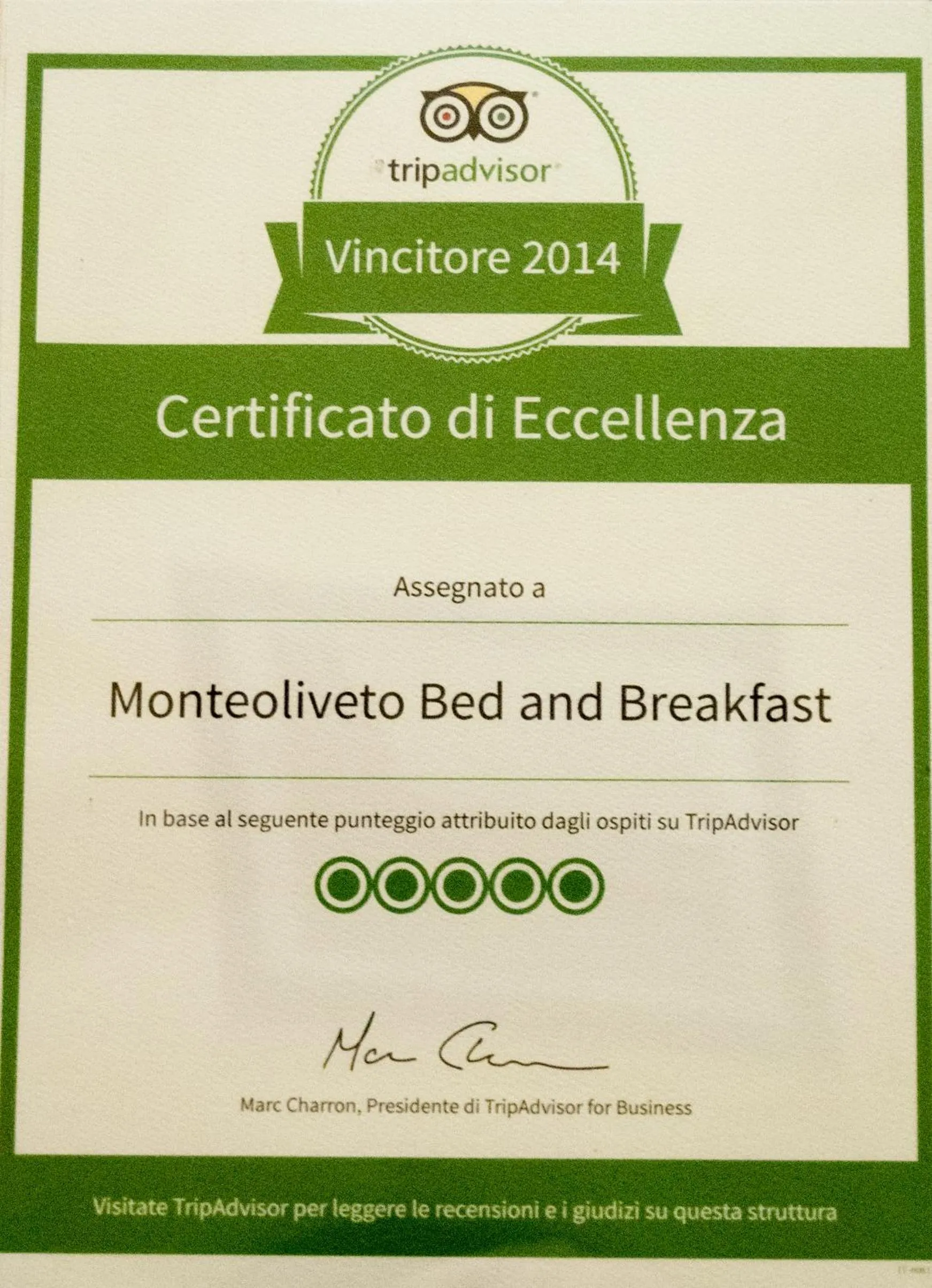 Decorative detail in Monteoliveto Bed & Breakfast