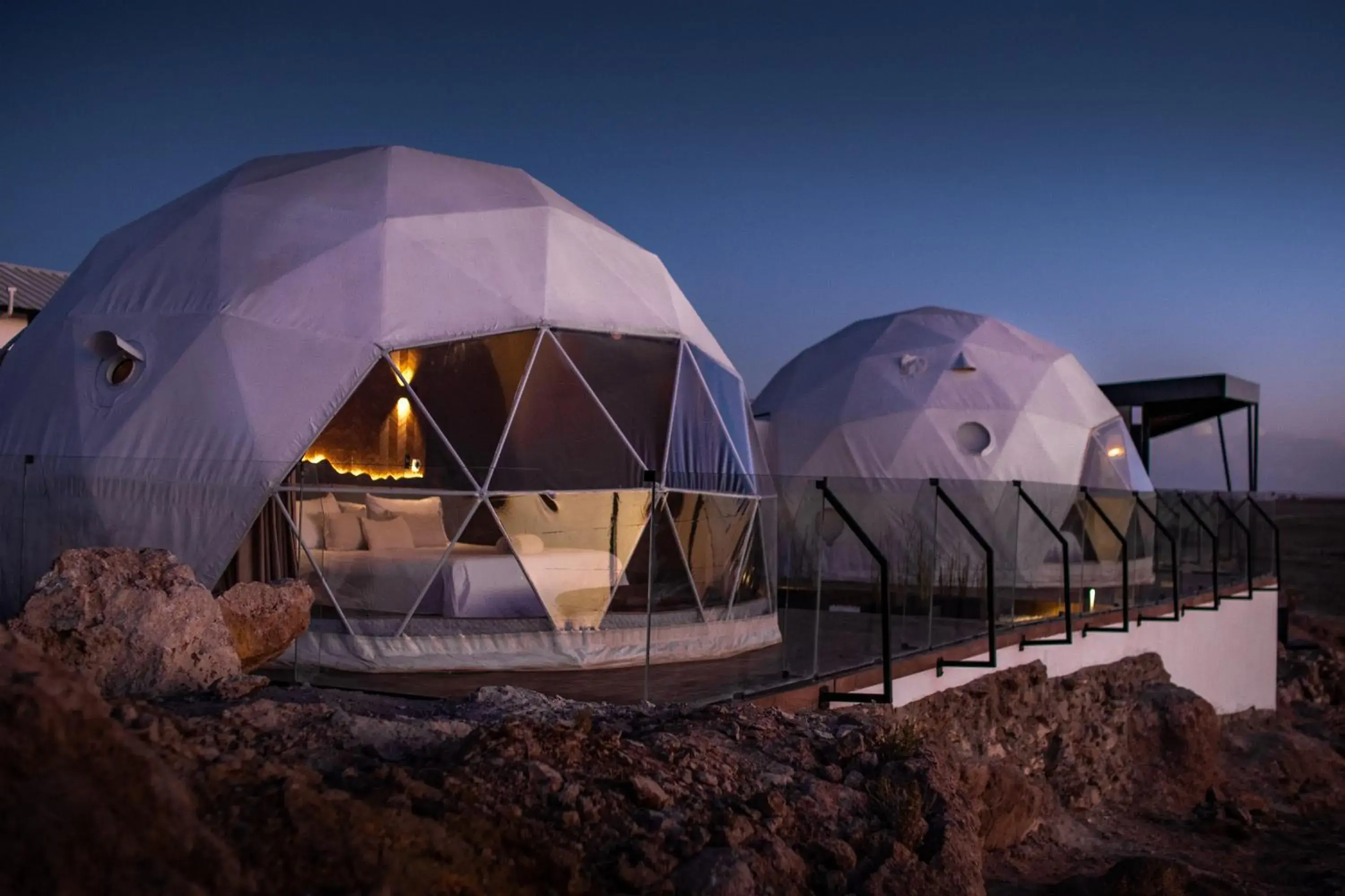 Lake view in Hotel de Sal Luna Salada Lake view in Hotel de Sal Luna Salada