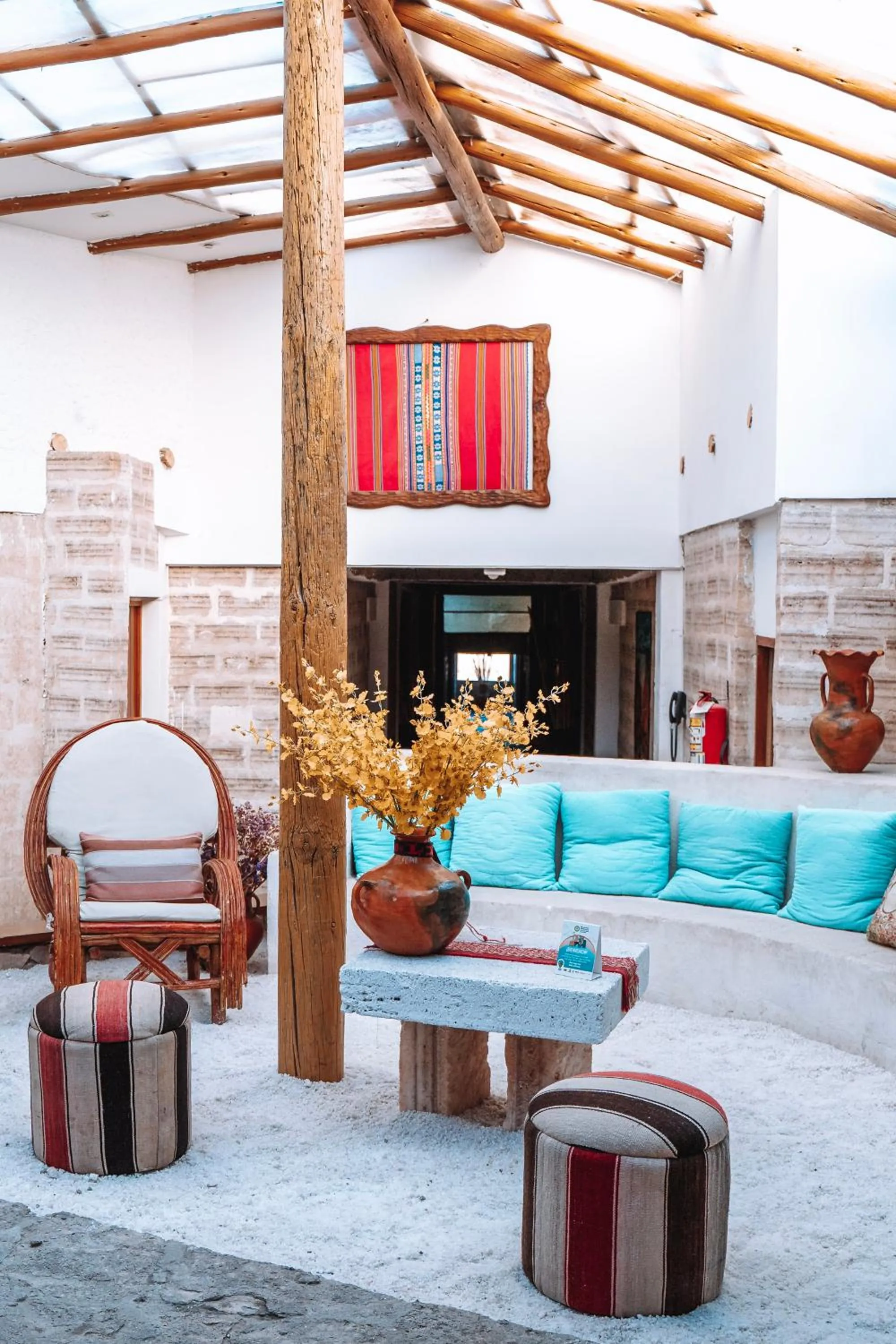 Seating area in Hotel de Sal Luna Salada