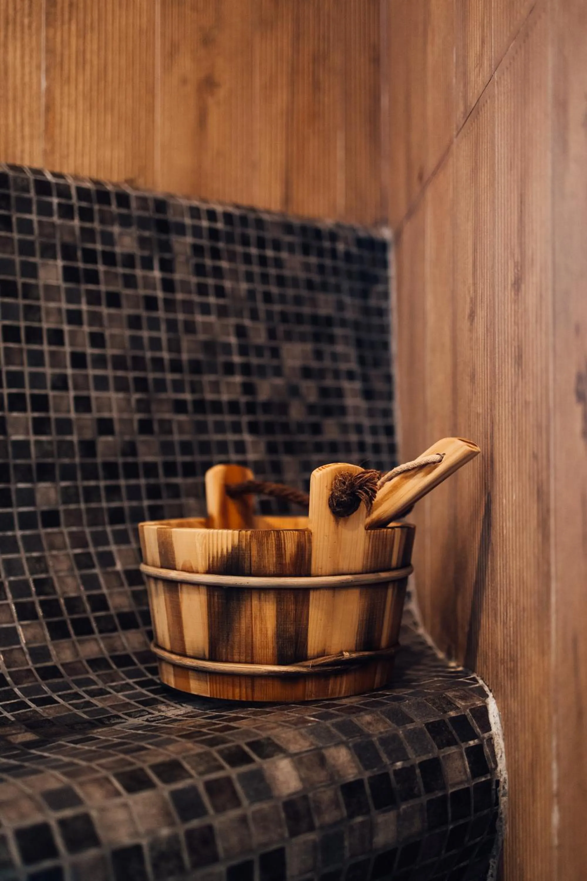 Steam room in Hotel de Sal Luna Salada