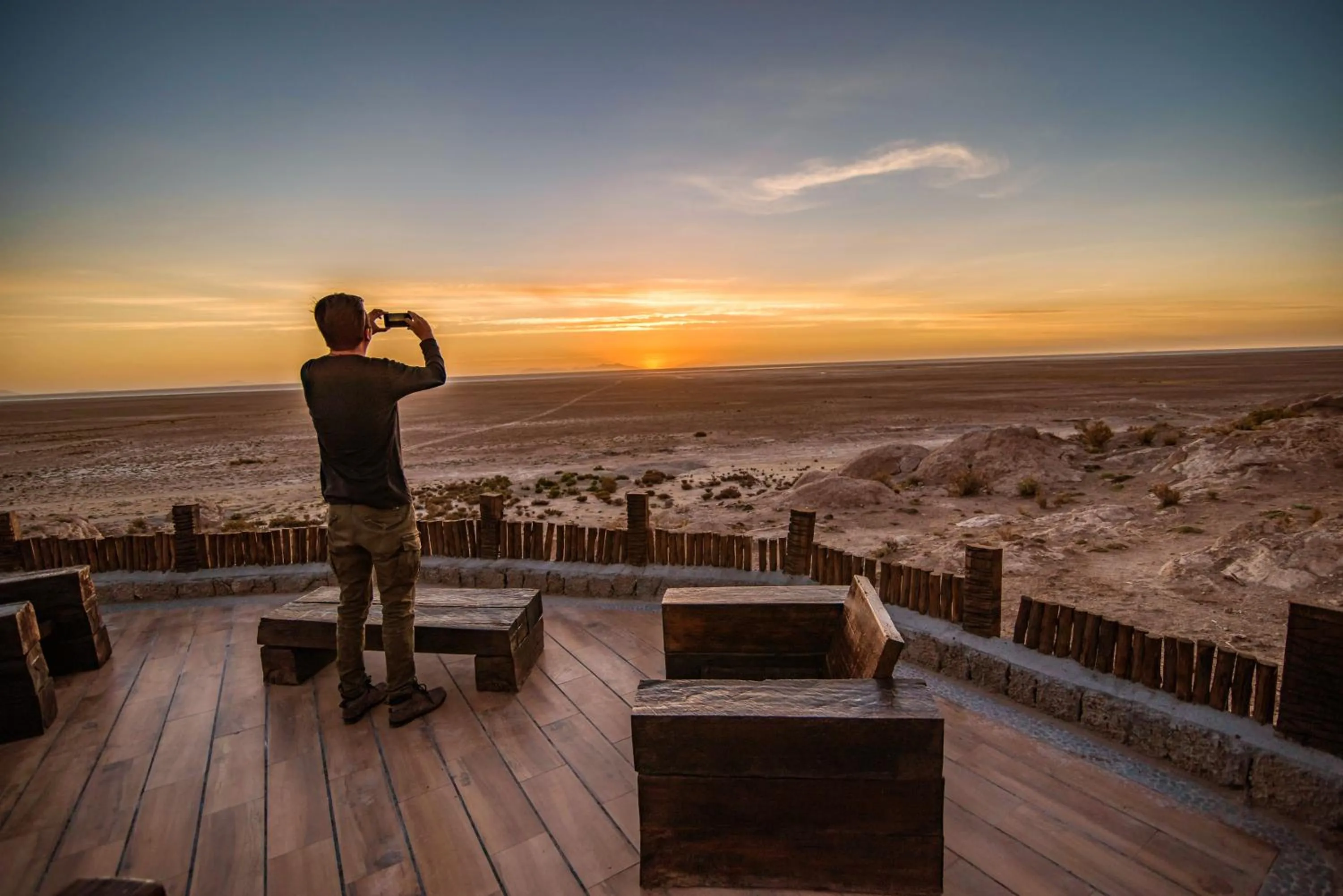 People in Hotel de Sal Luna Salada