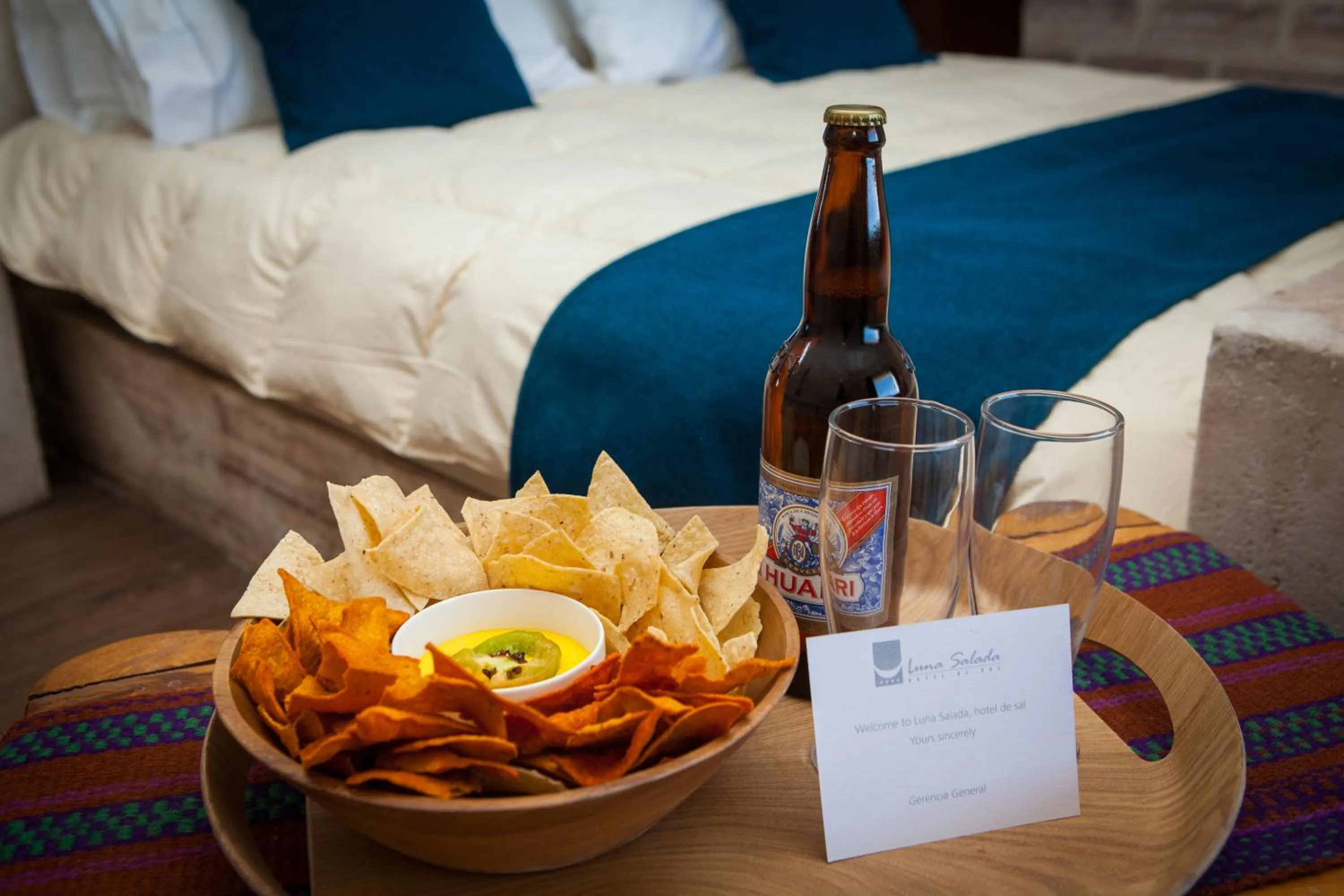 Food and drinks, Bed in Hotel de Sal Luna Salada