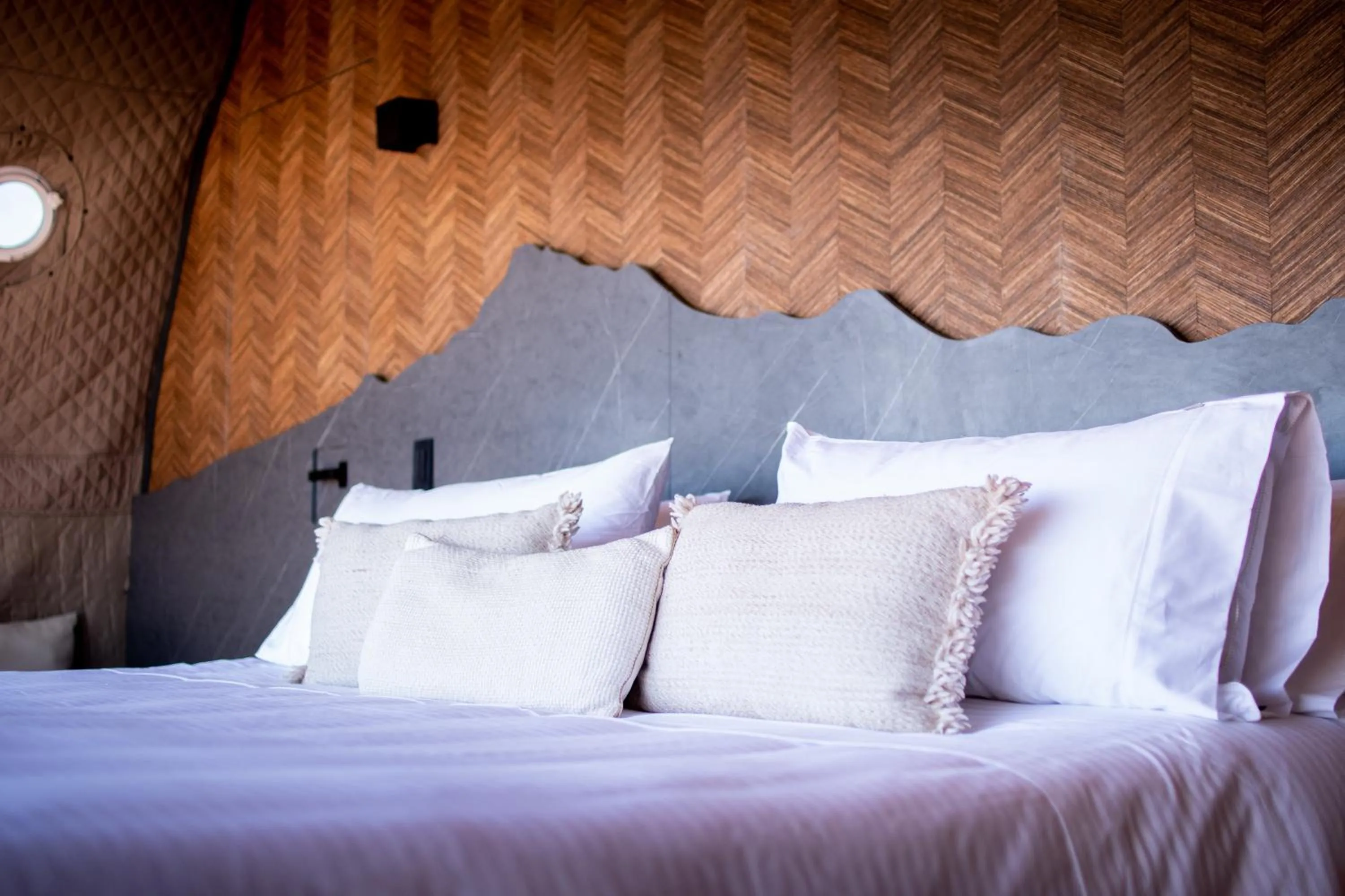 Bed in Hotel de Sal Luna Salada