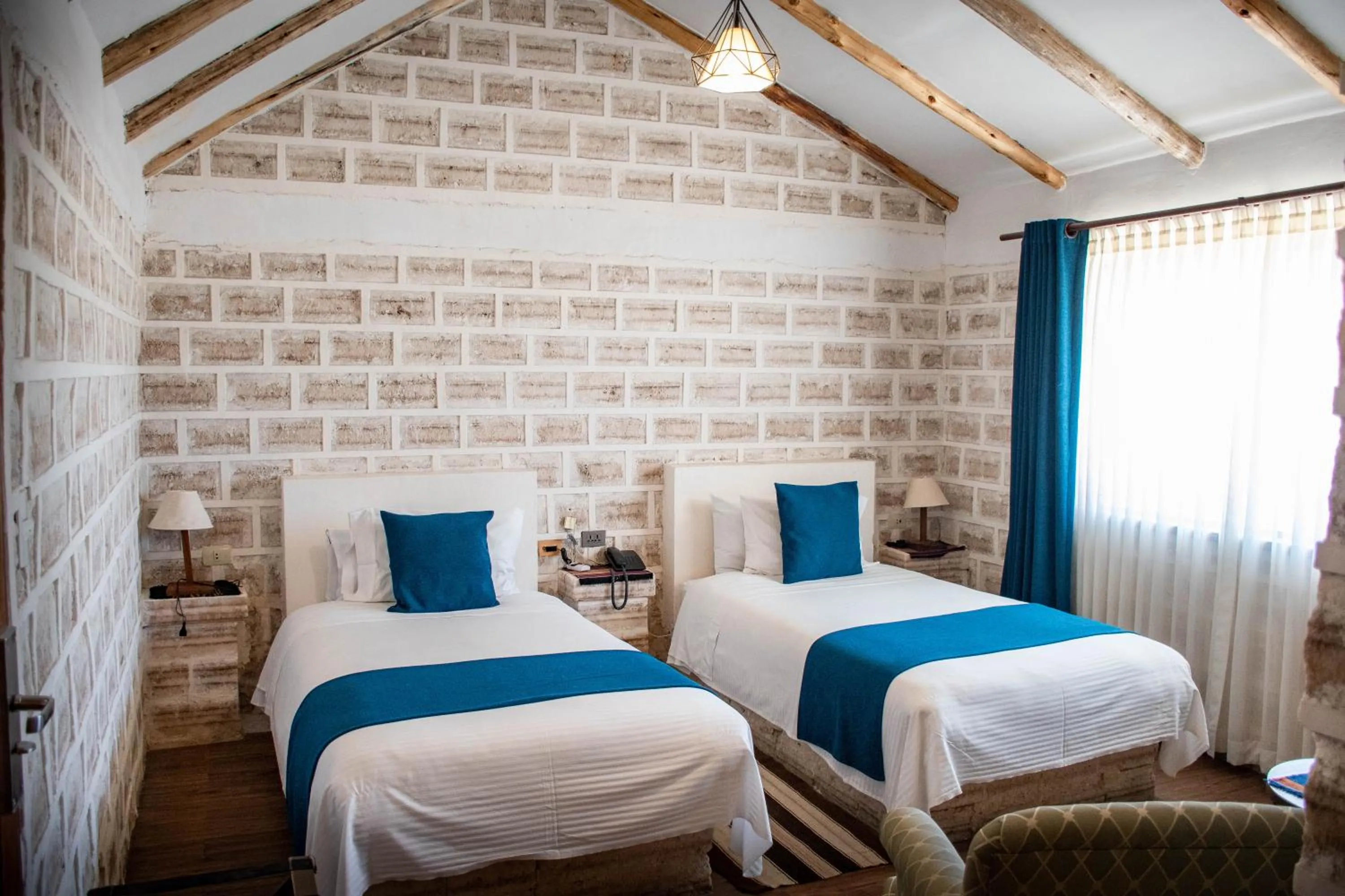 Bed in Hotel de Sal Luna Salada