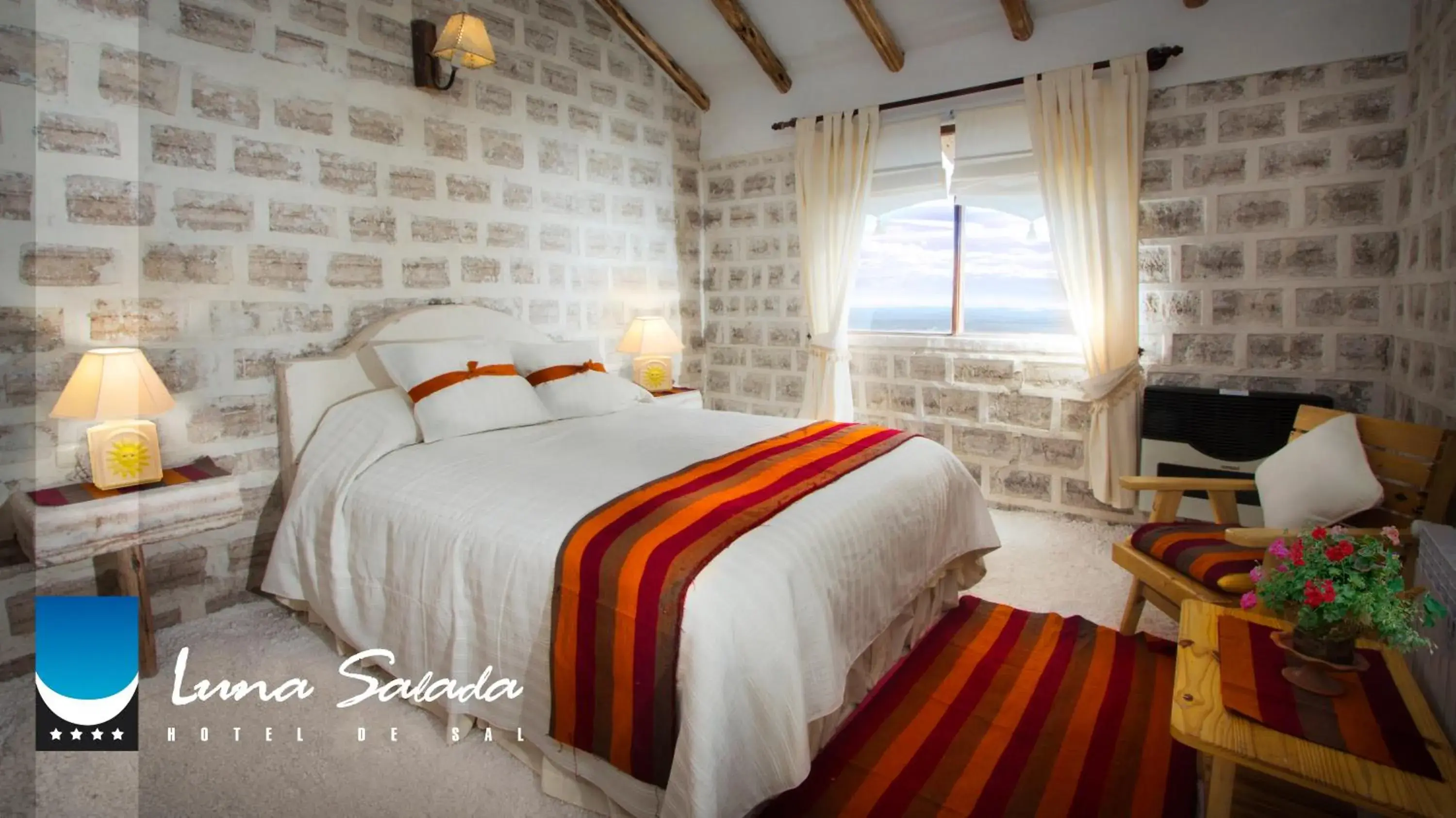 Double Room with View in Hotel de Sal Luna Salada Double Room with View in Hotel de Sal Luna Salada