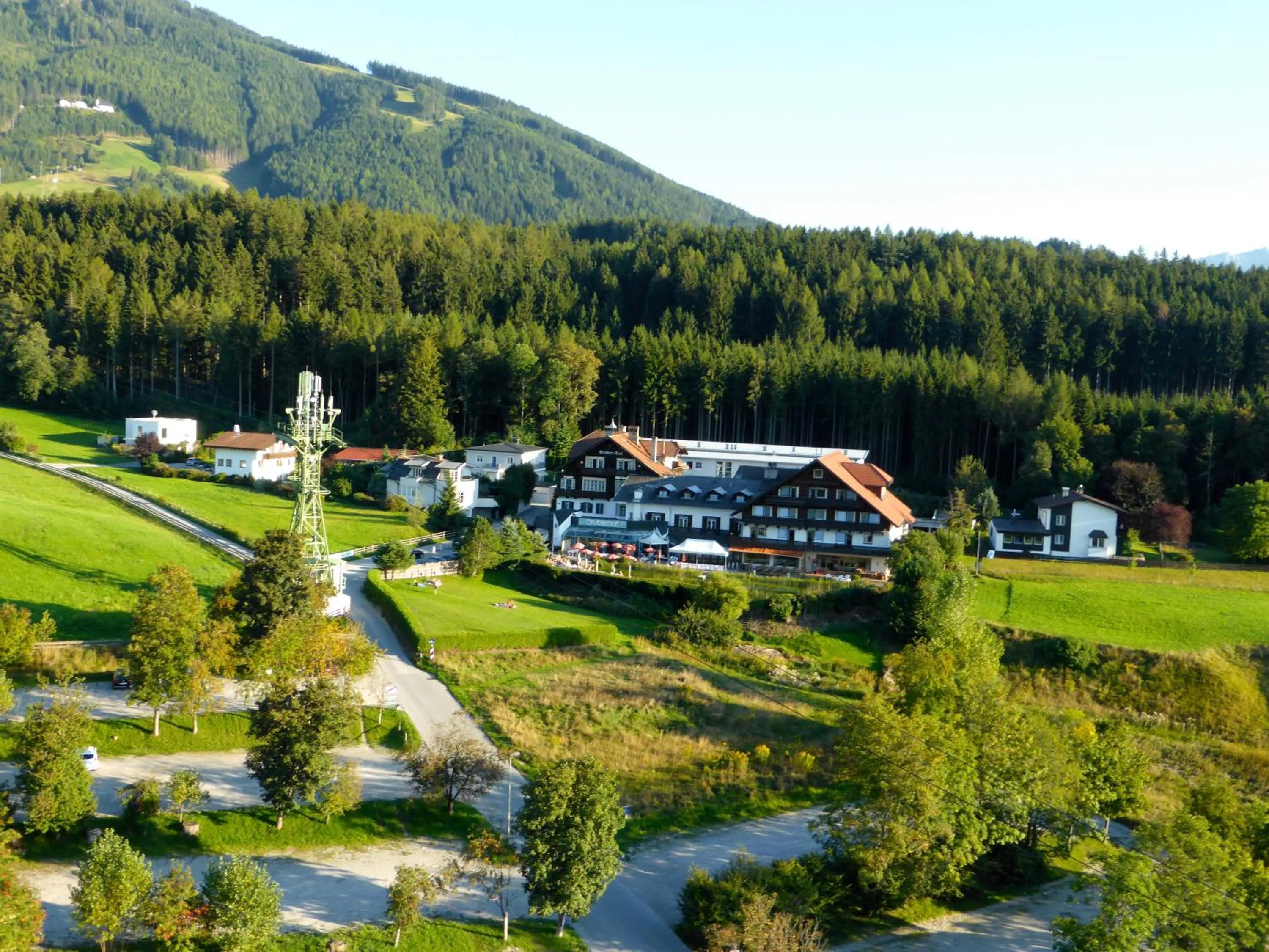 Bird's eye view in Hotel Gruberhof Innsbruck Igls B&B
