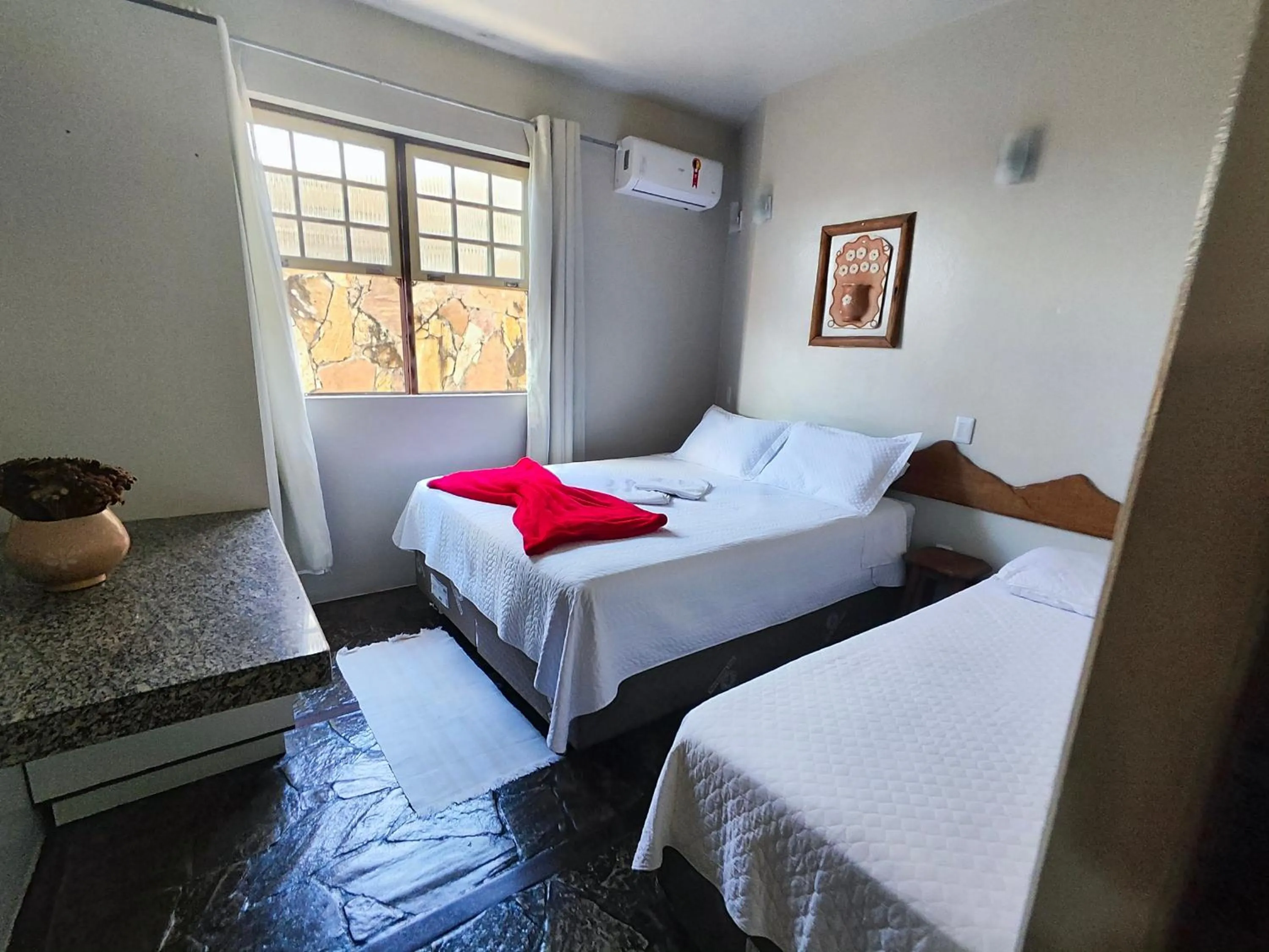 Bed in Hotel Montanhas de Minas