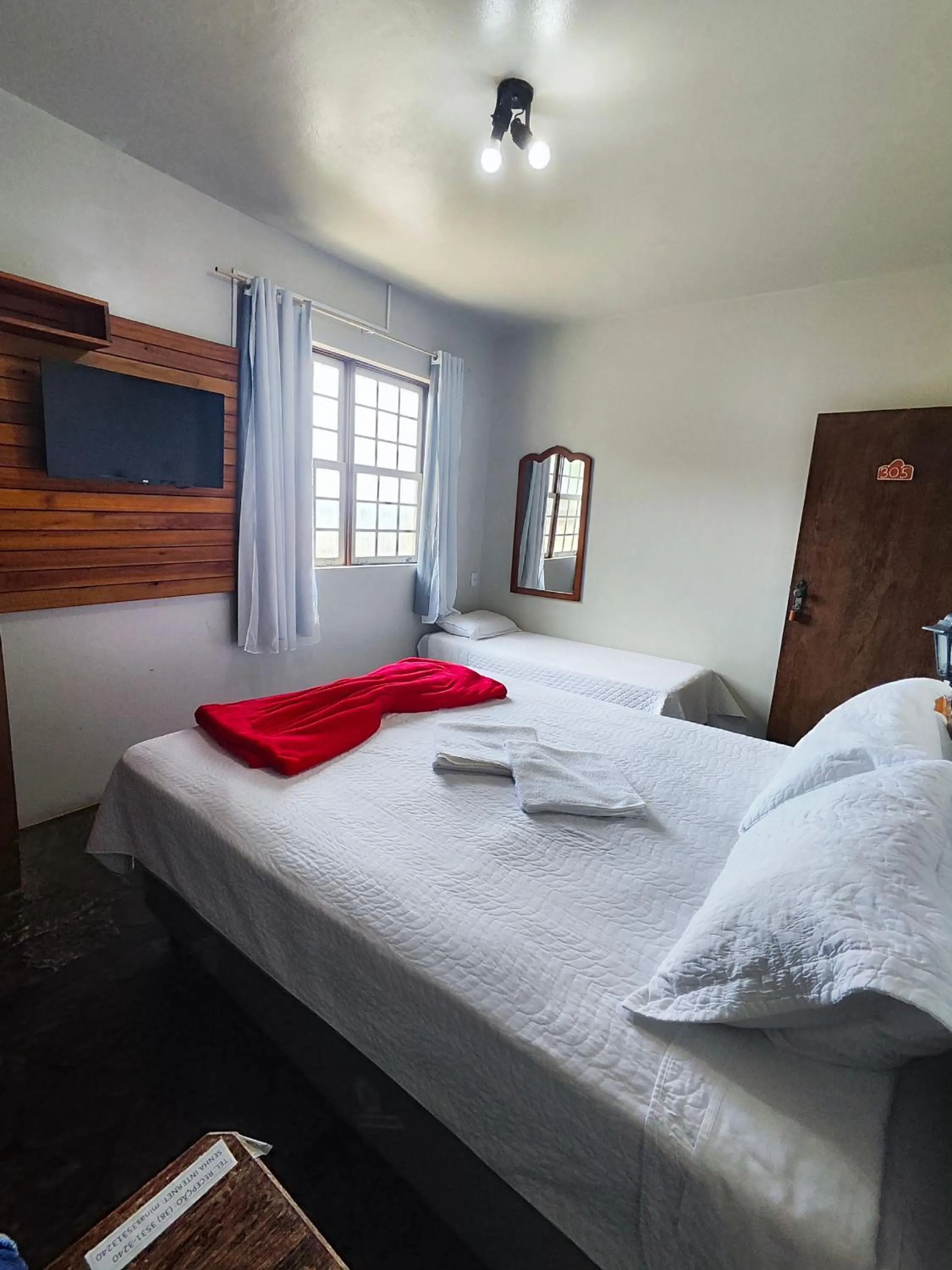 Bed in Hotel Montanhas de Minas