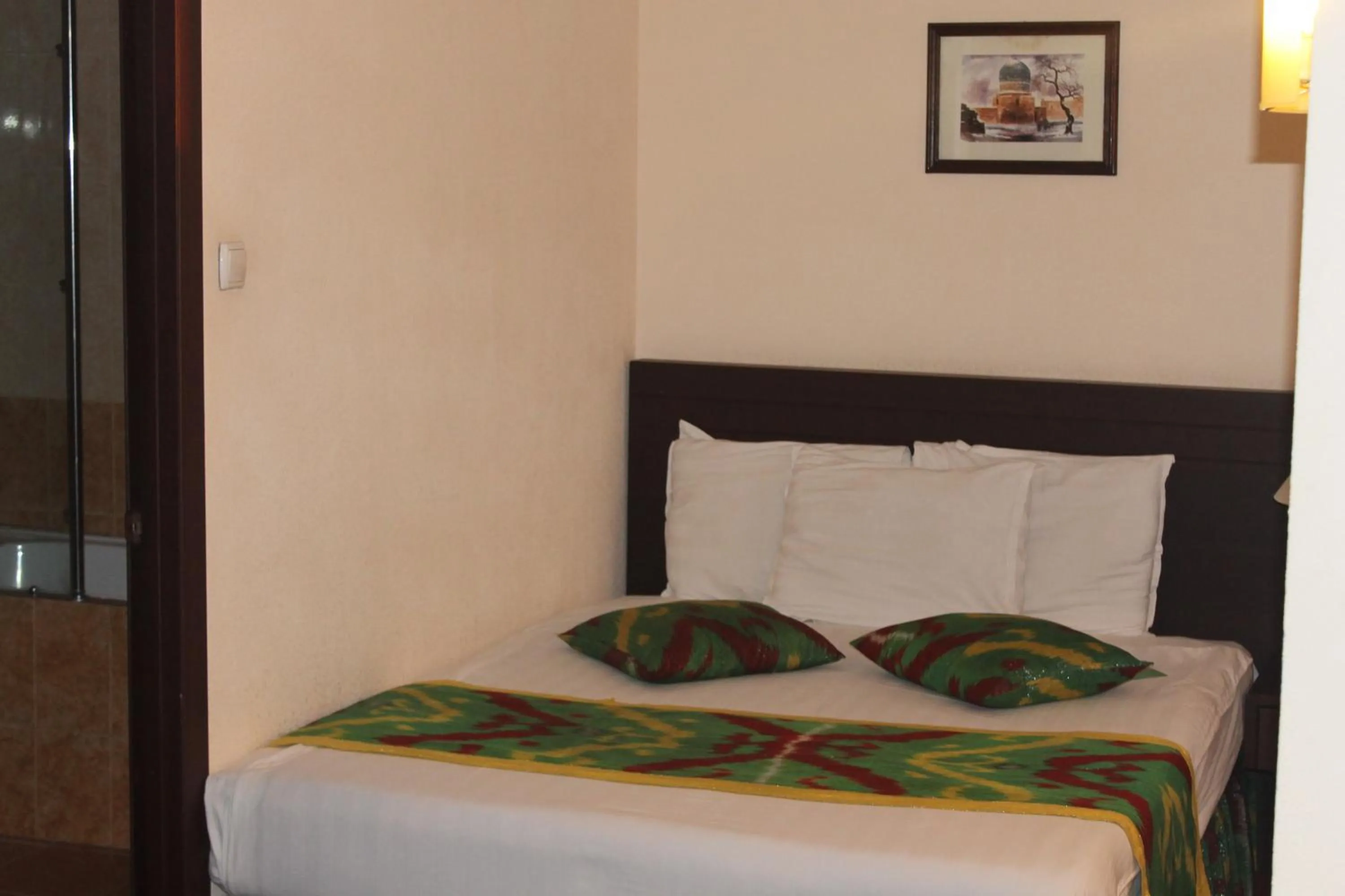 Bed in Hotel Uzbekistan