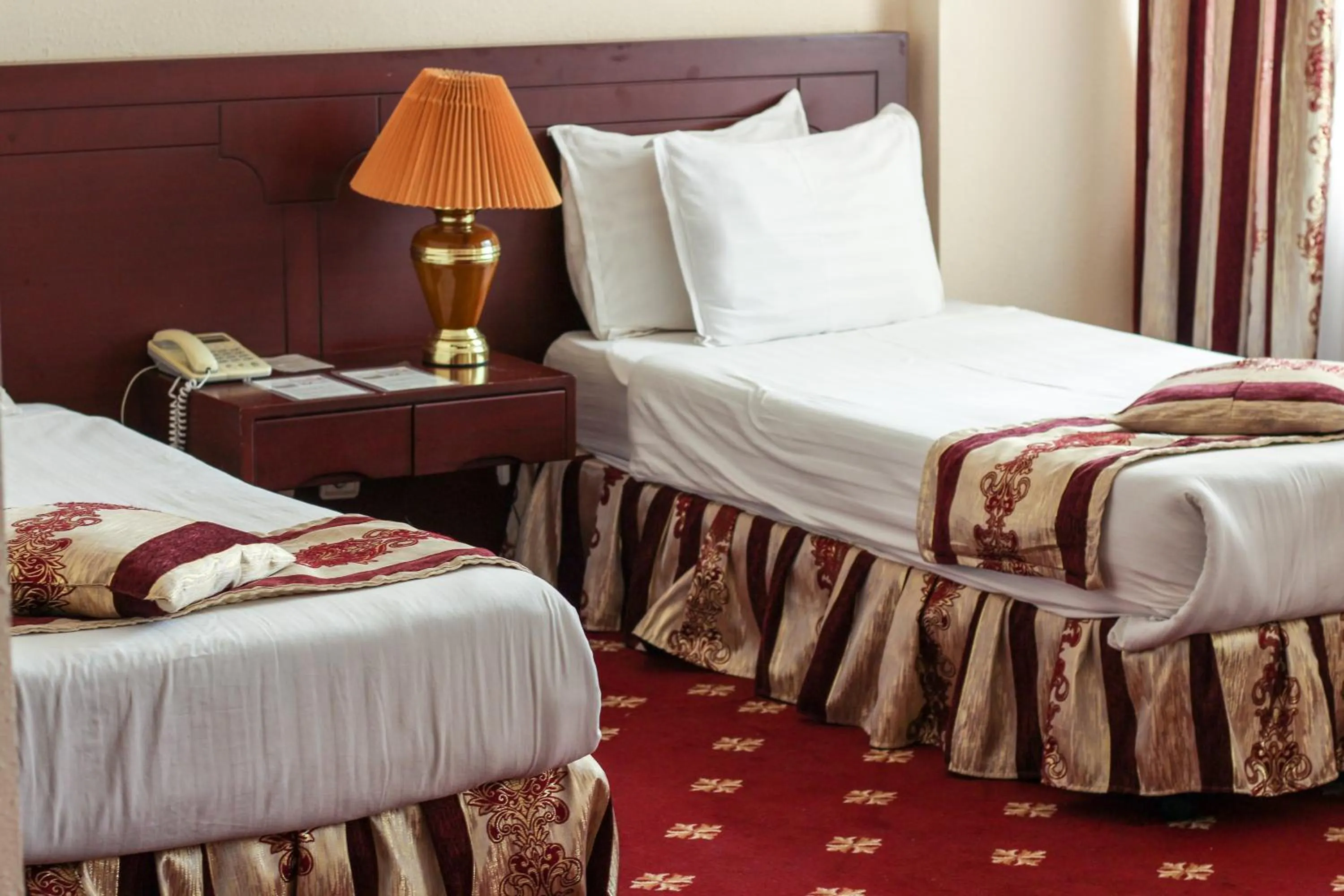 Bed in Hotel Uzbekistan