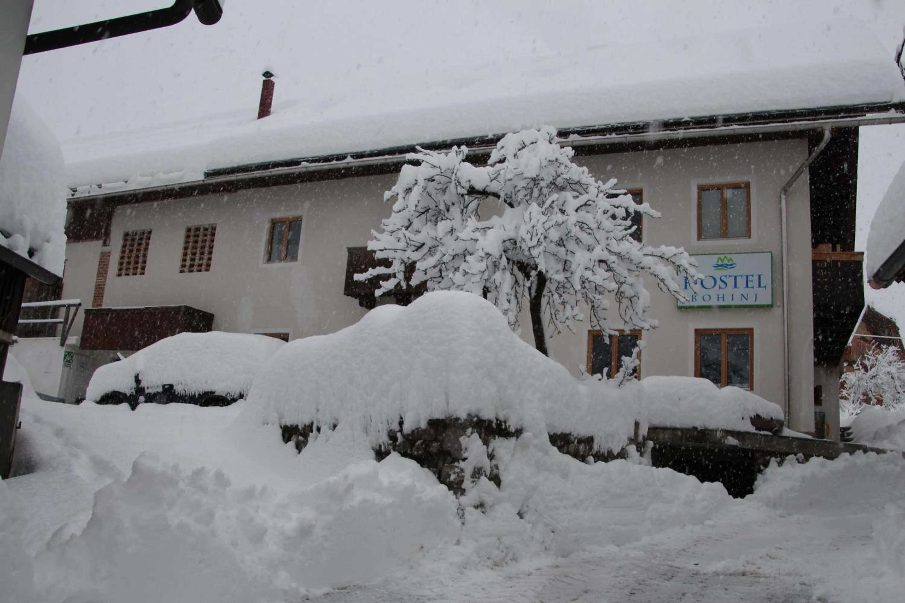 Property building in Apartments & Hostel Bohinj