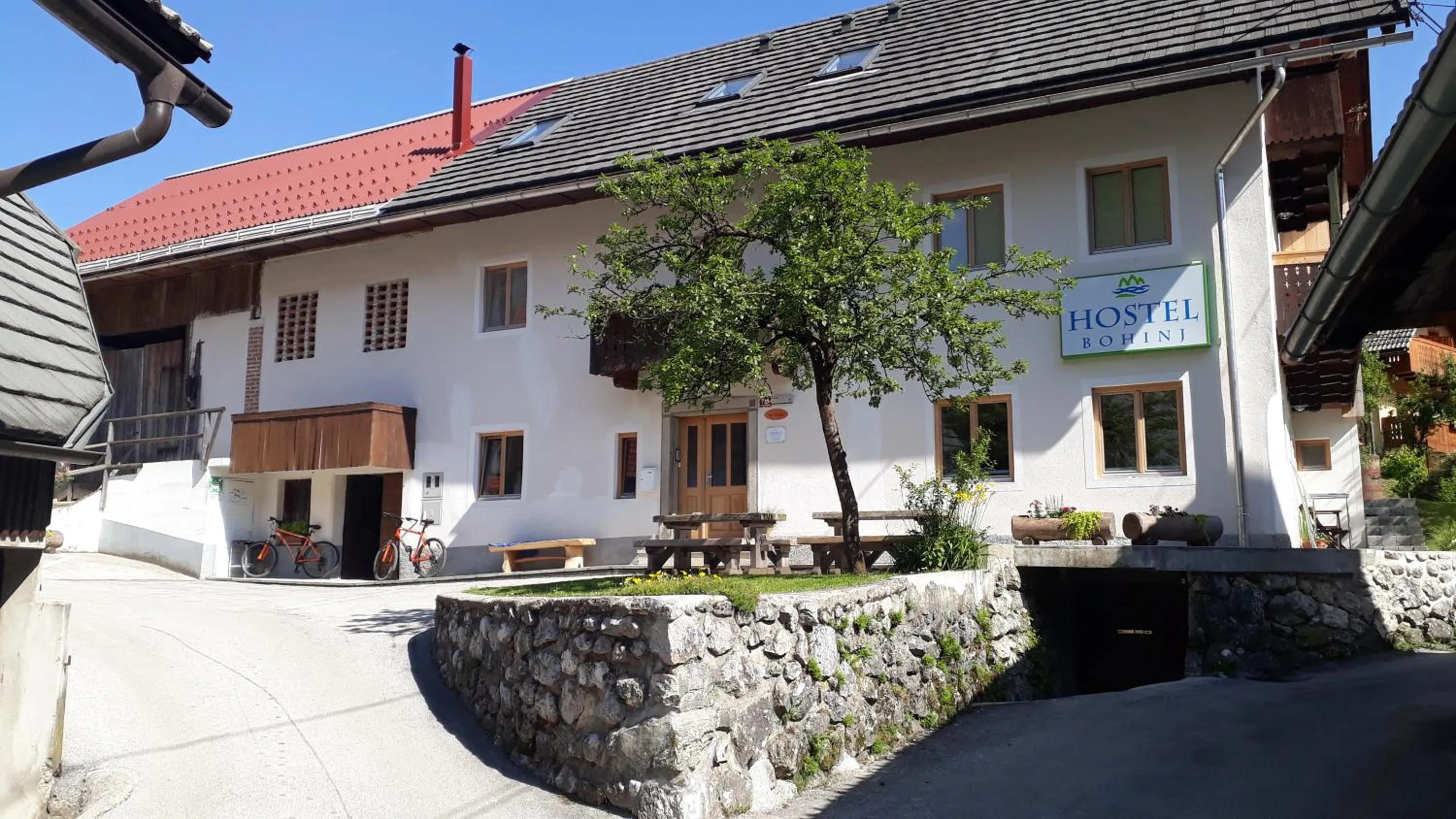 Property building in Apartments & Hostel Bohinj