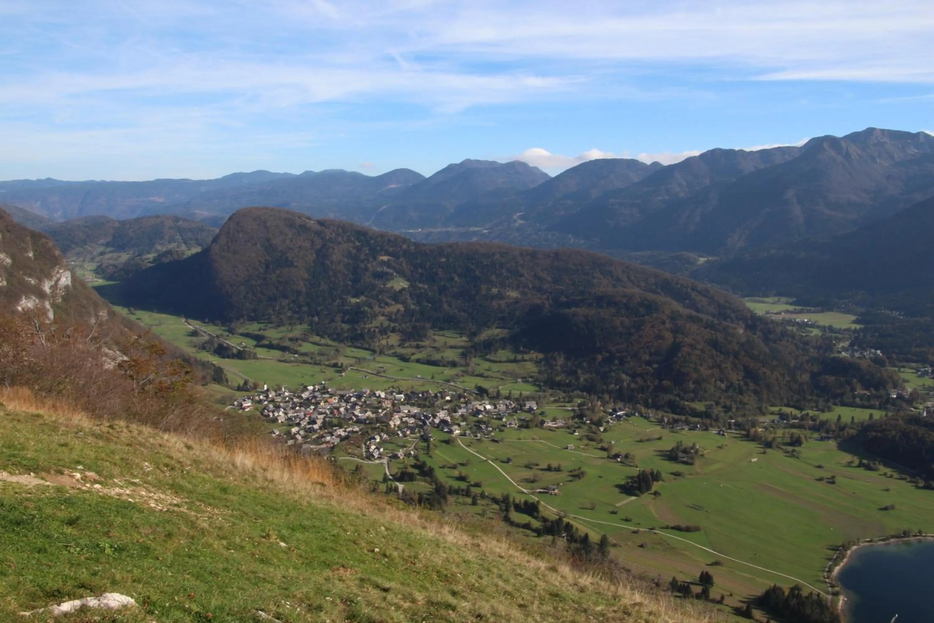 Bird's eye view in Apartments & Hostel Bohinj