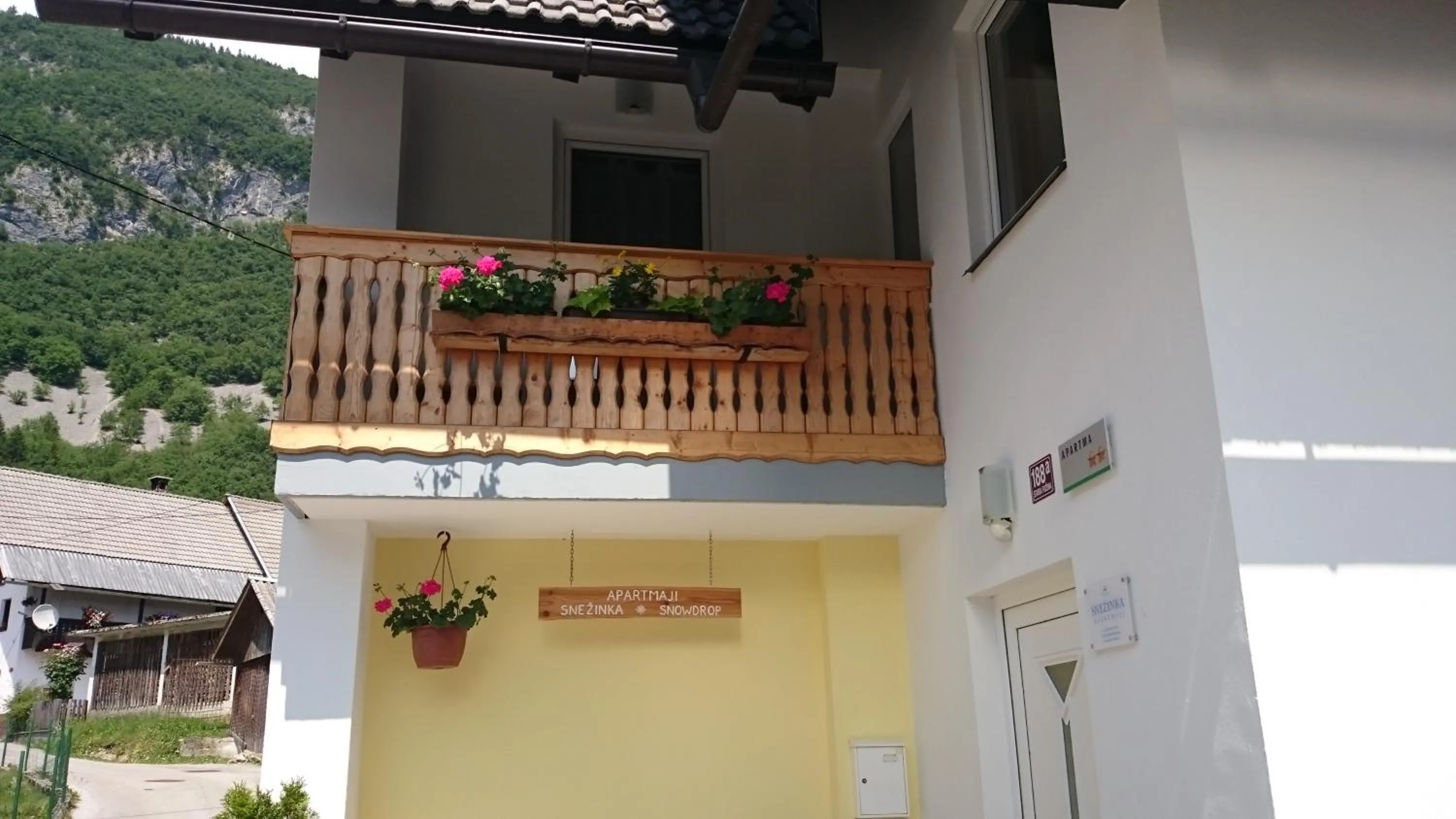 Facade/entrance in Apartments & Hostel Bohinj