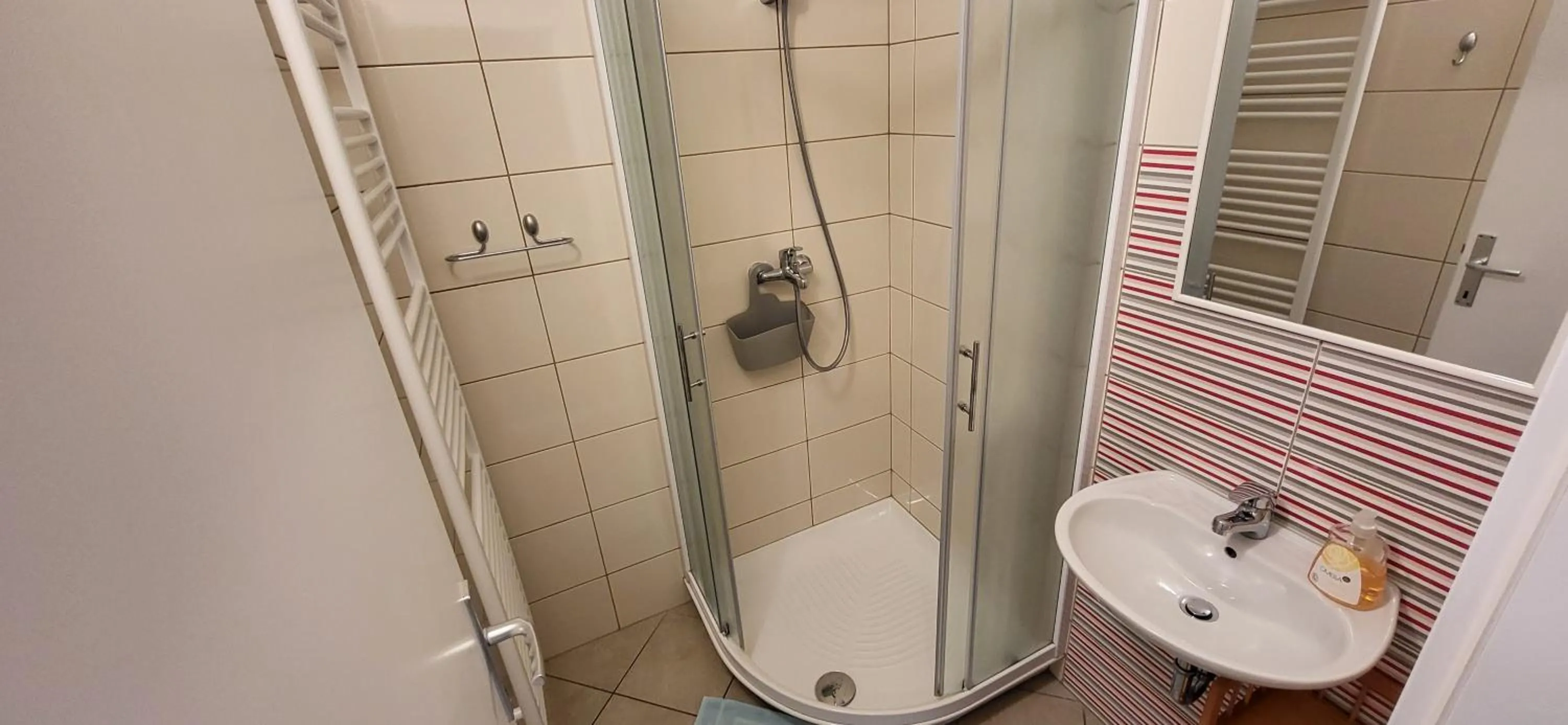 Shower in Apartments & Hostel Bohinj