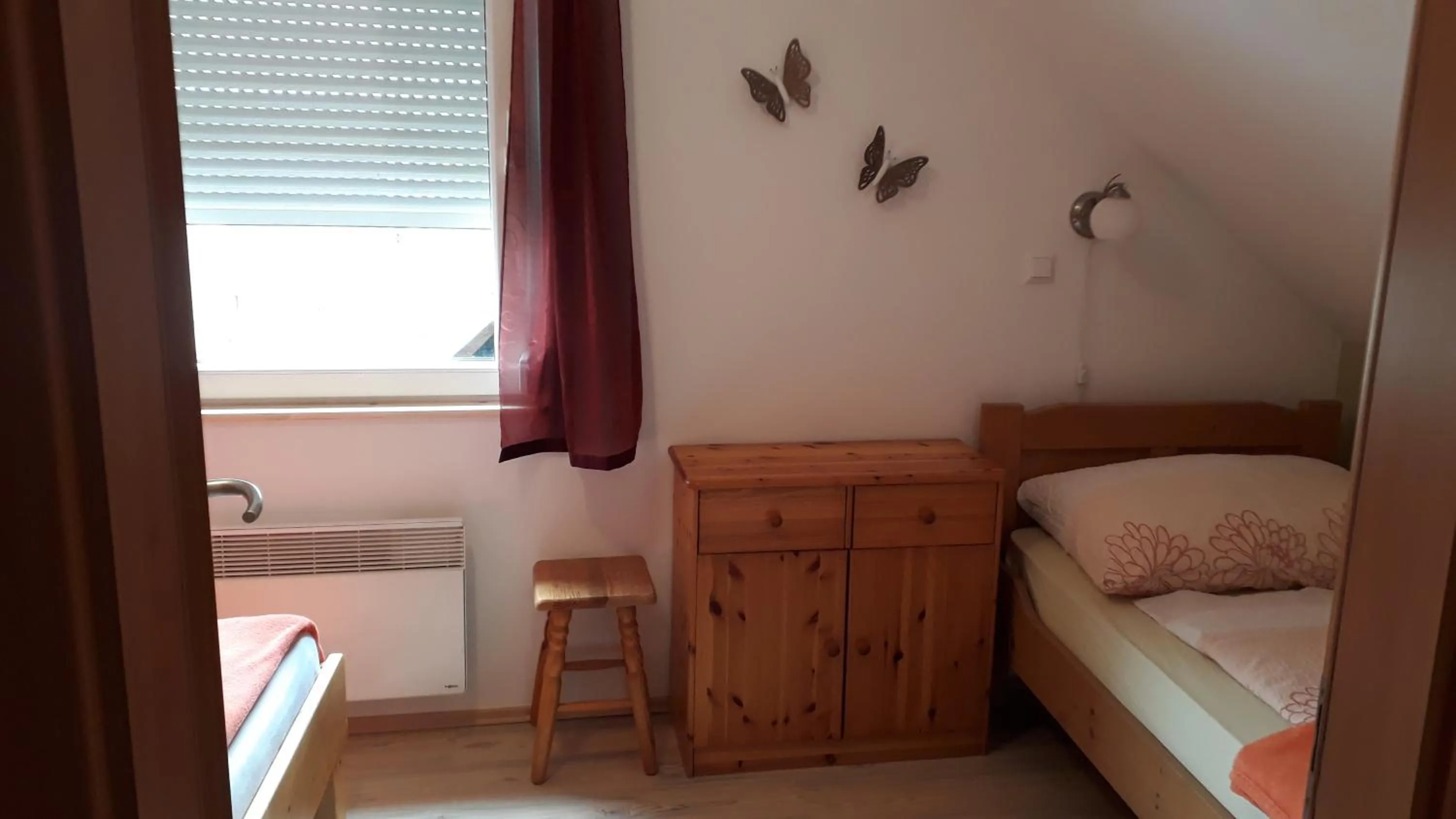 Bedroom, Bed in Apartments & Hostel Bohinj