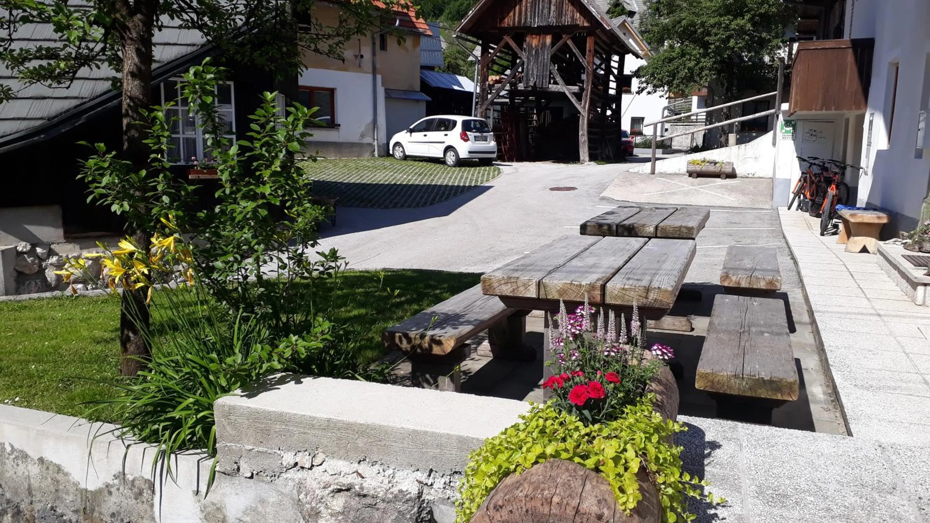 Property building in Apartments & Hostel Bohinj