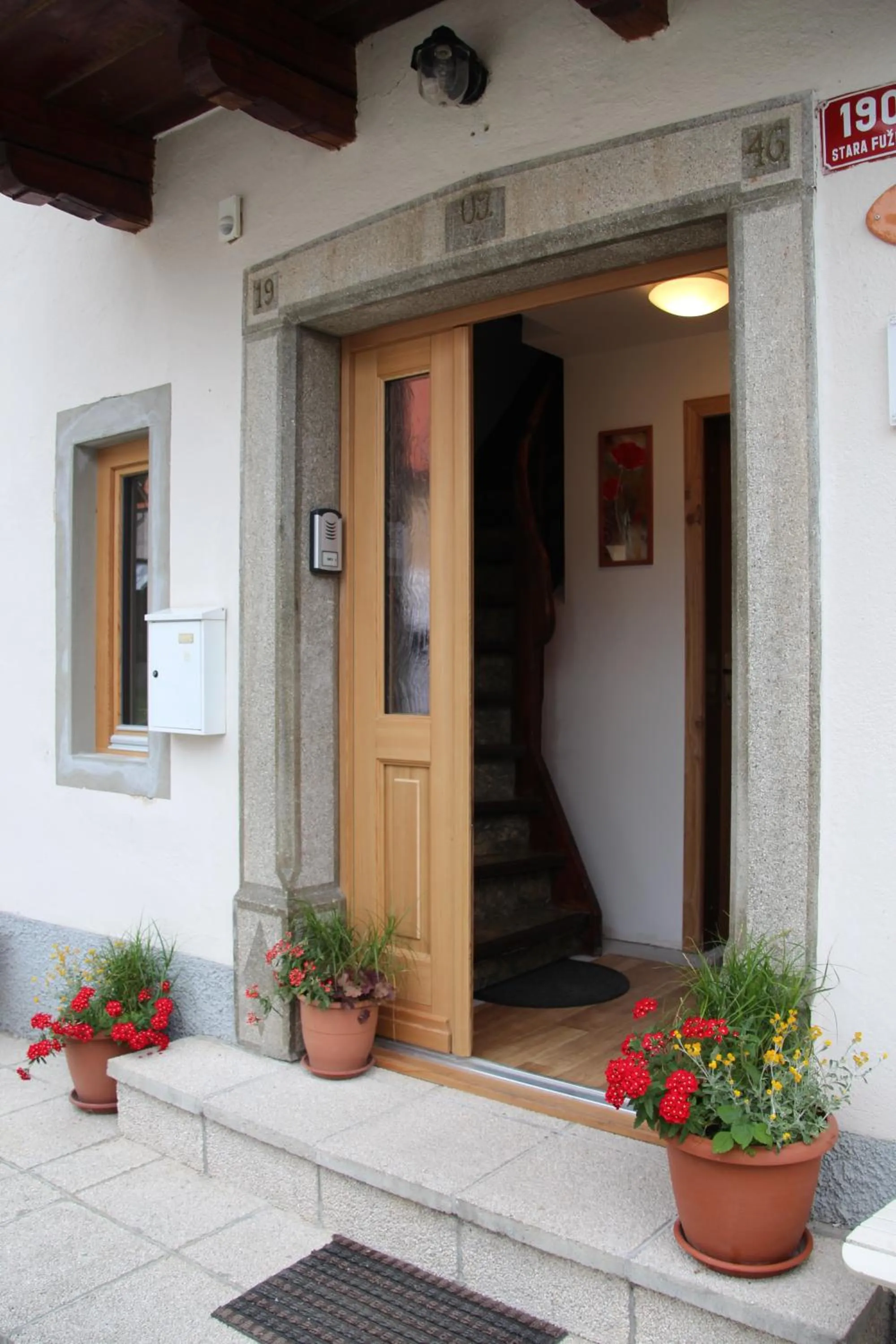 Facade/entrance in Apartments & Hostel Bohinj