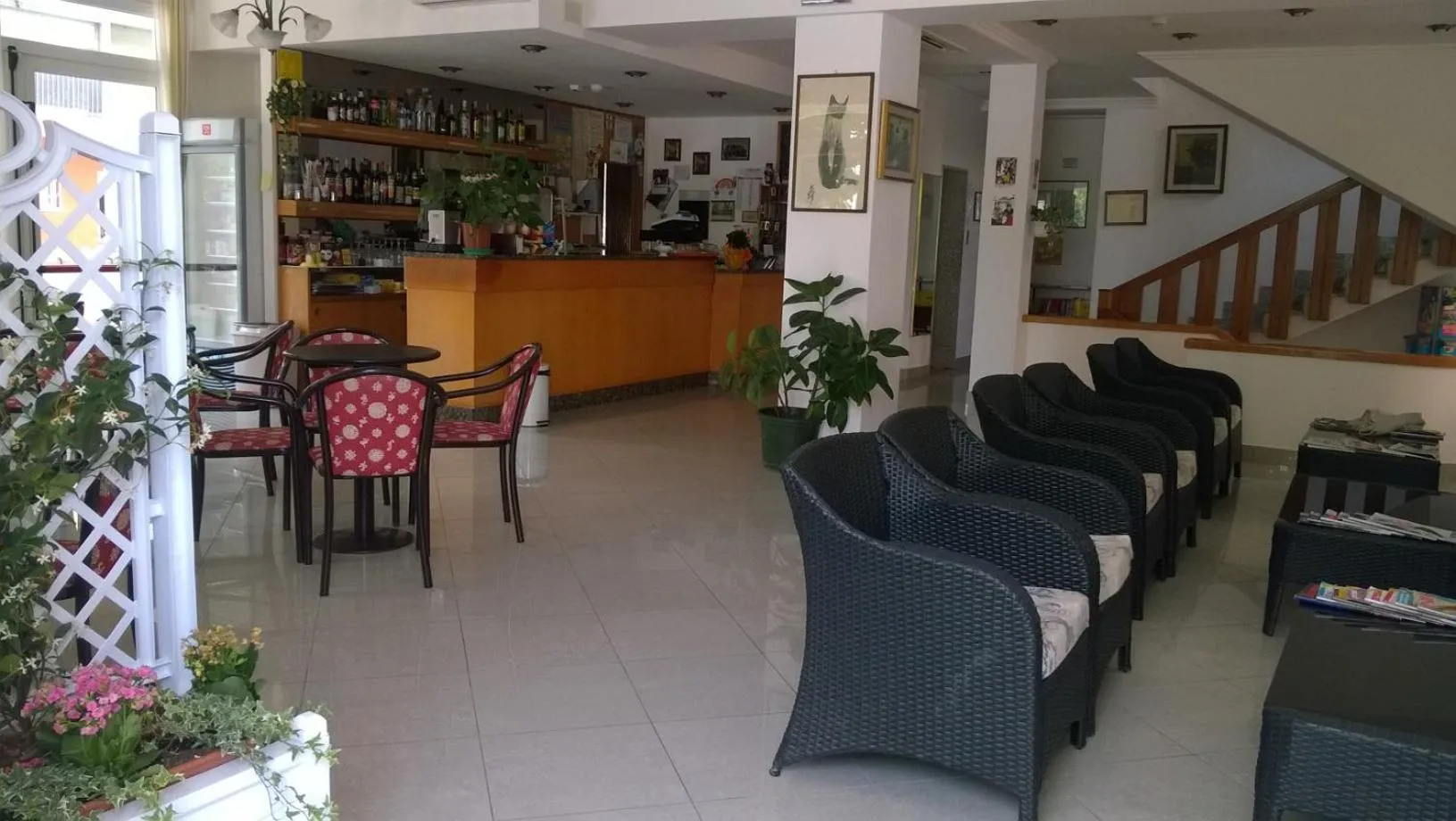 Lobby or reception in Hotel Liliana