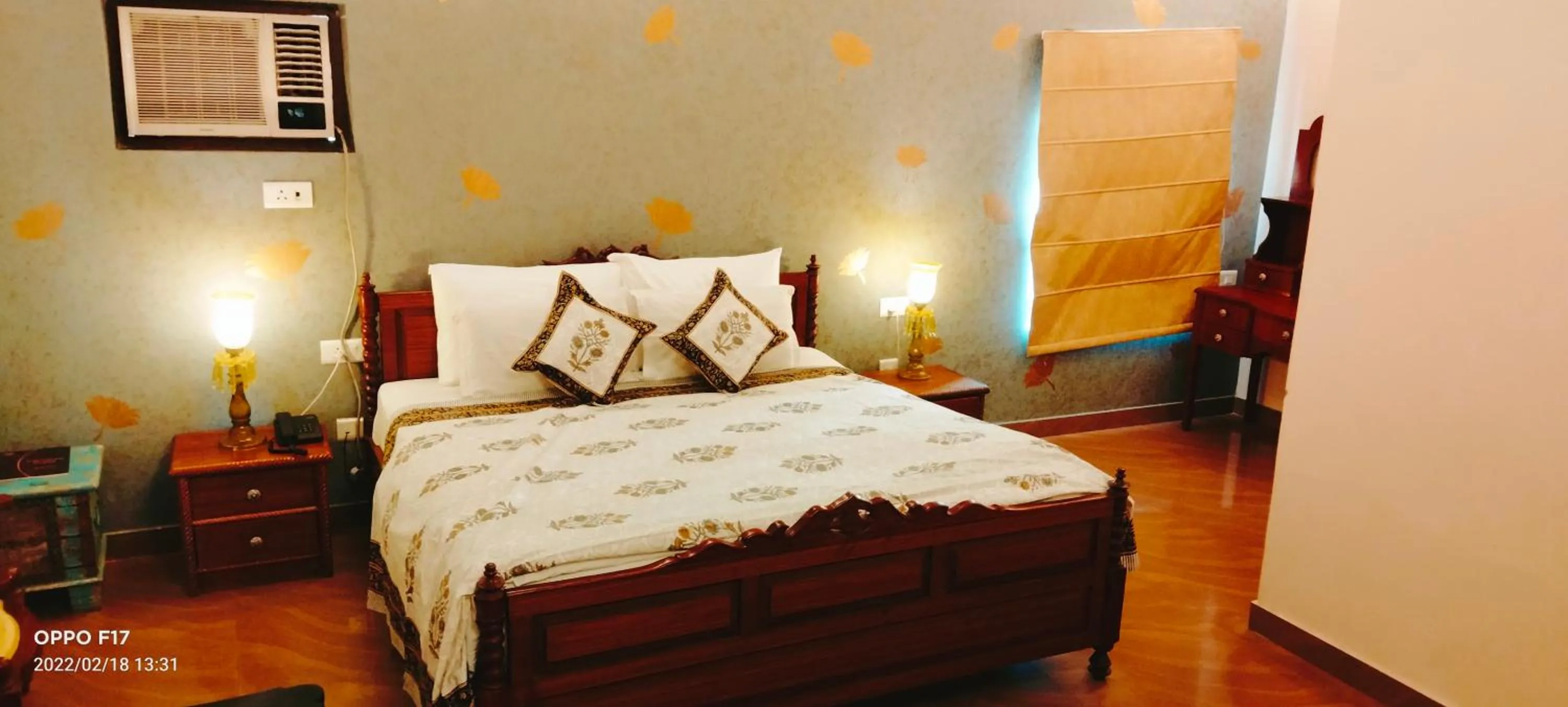 View (from property/room), Bed in Vijaigarh Kothi - Heritage boutique