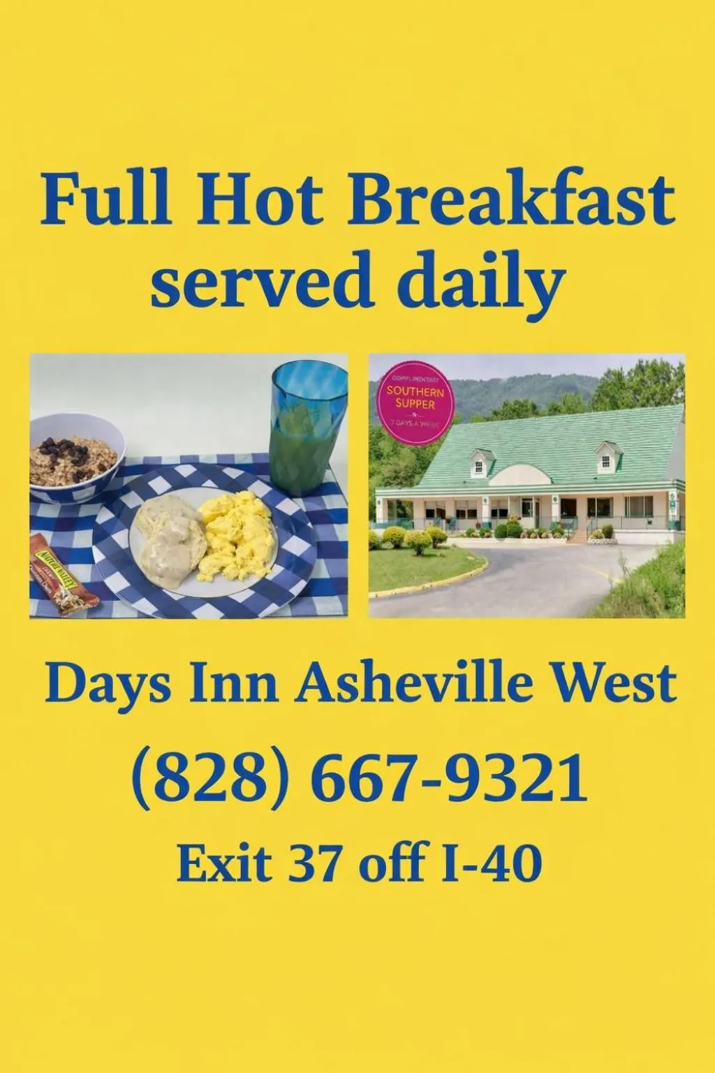 Property logo or sign in Days Inn by Wyndham Asheville West