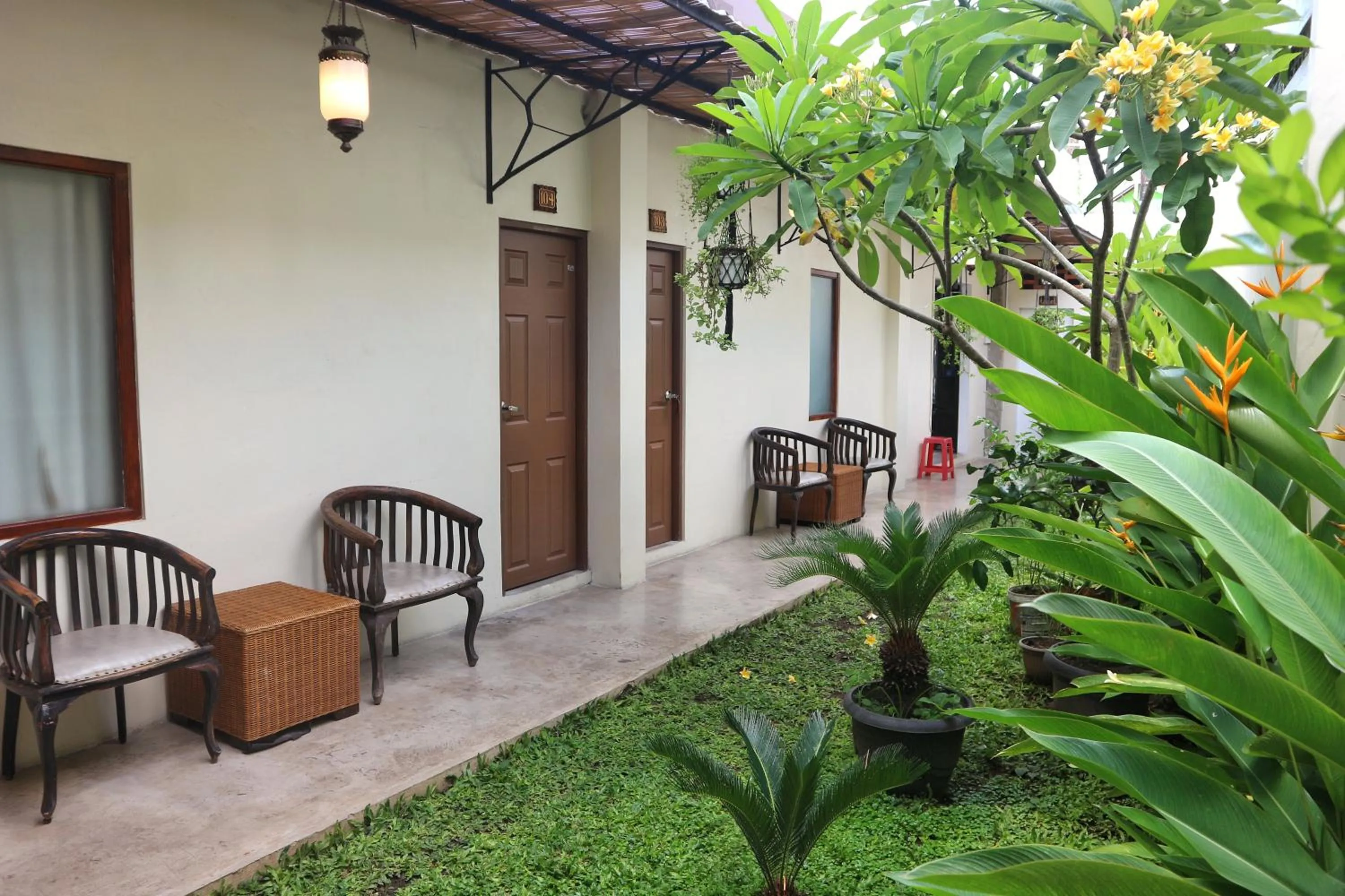 Garden in Hinggil Homestay Syariah Malioboro Yogya Mitra RedDoorz