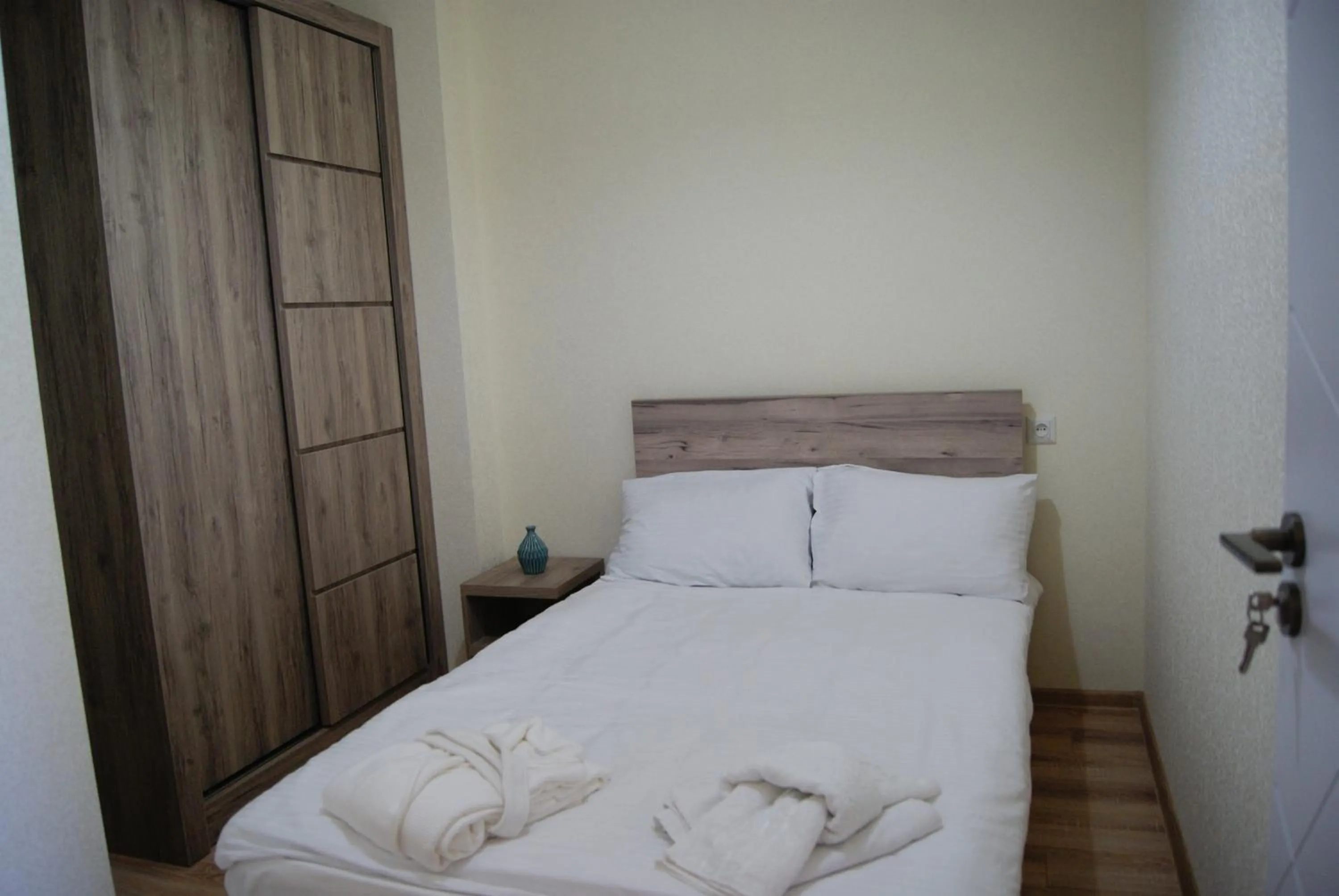 Bed in Vazi Aparthotel